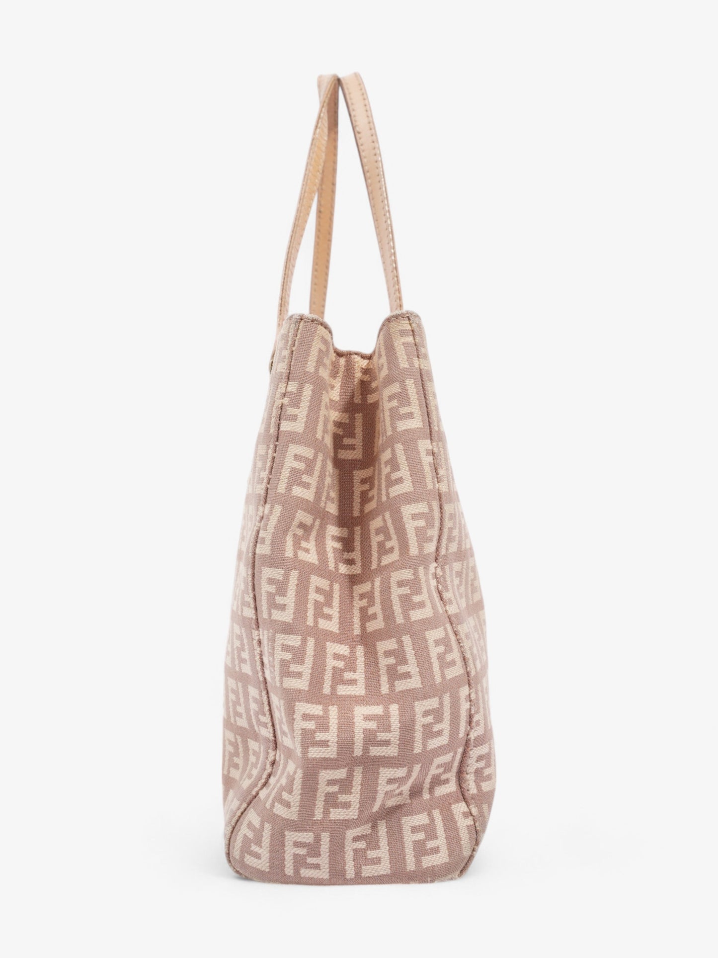 Fendi Tote Nude Cloth Cream Tote Bag