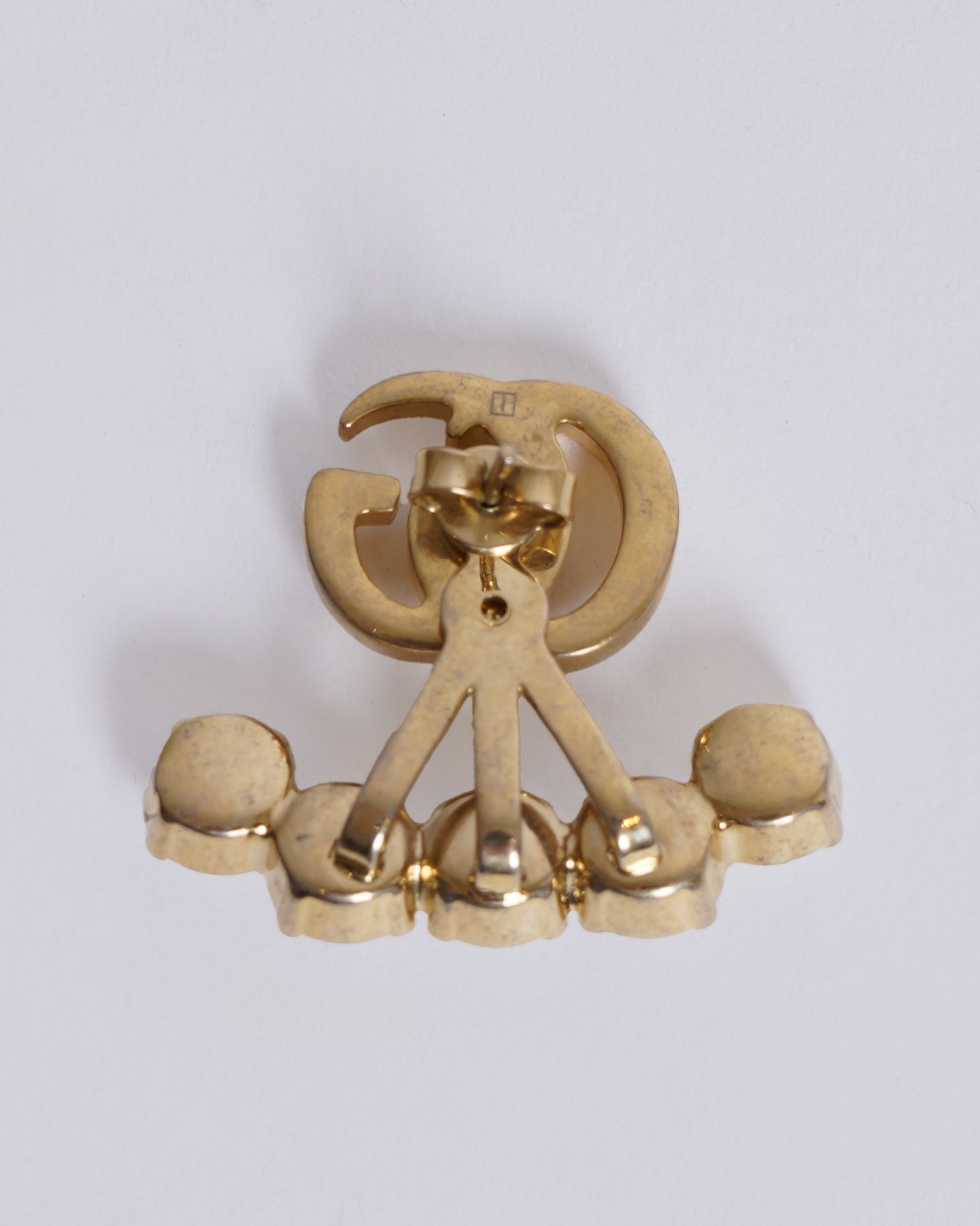 Gucci Pearl Double G Earrings