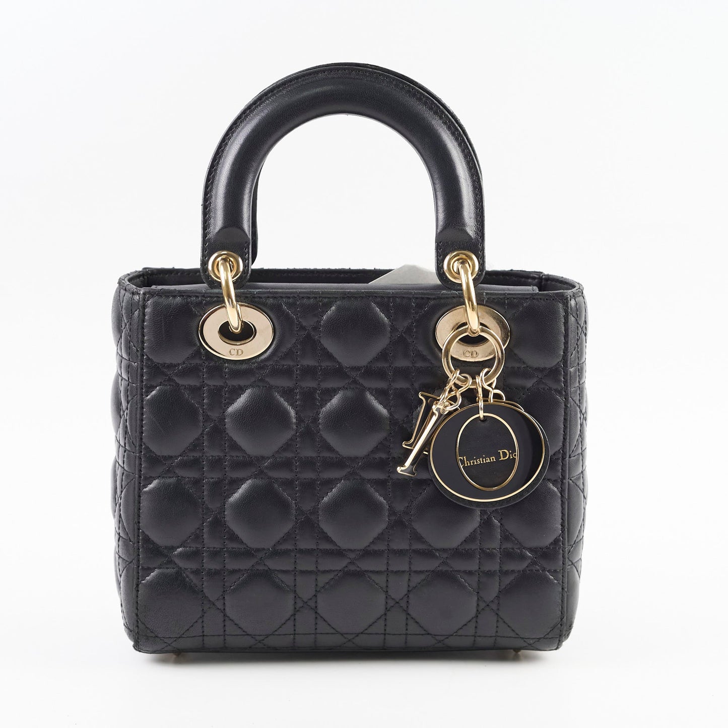 Dior Christian Abc My Lady Crossbody Bag Black Small
