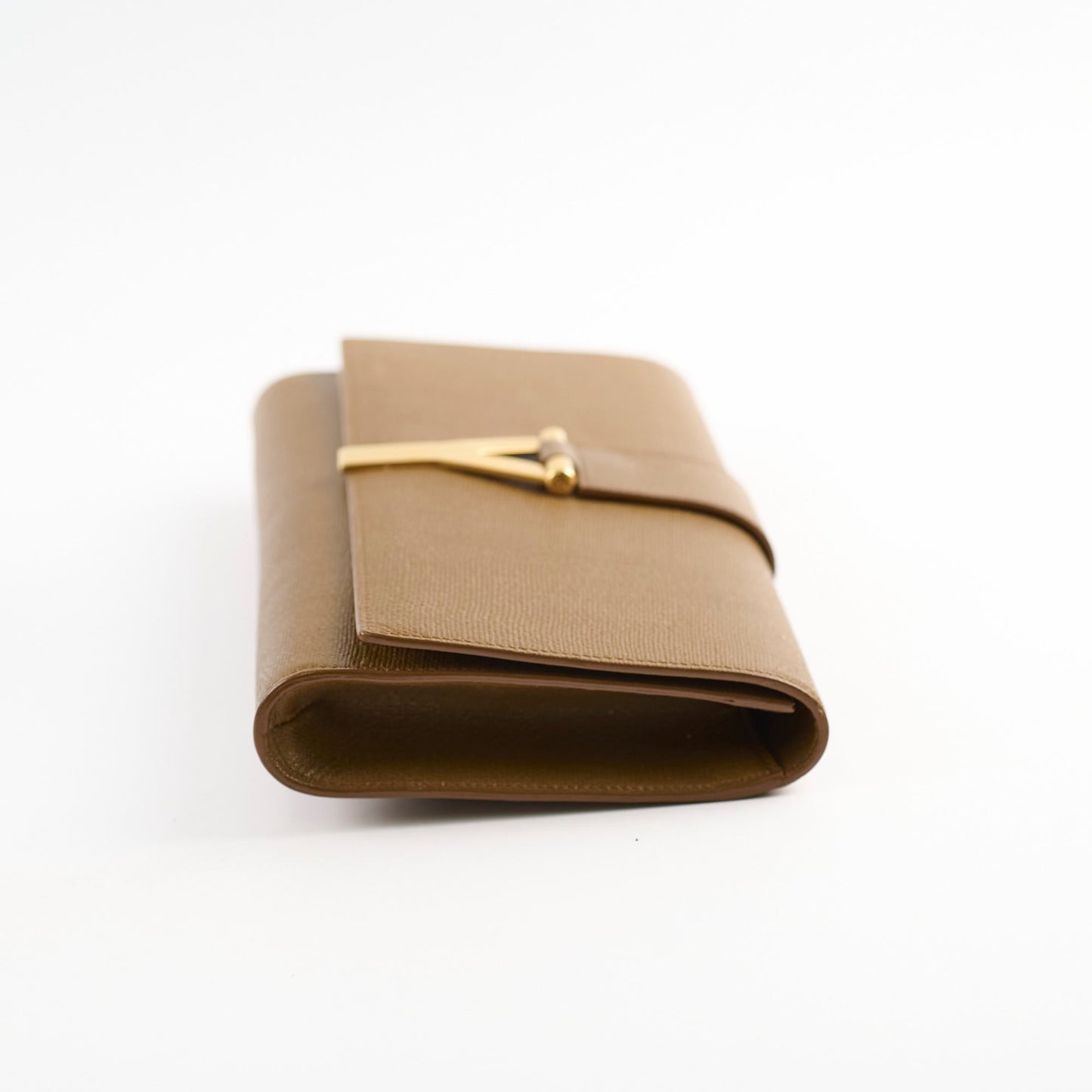 YSL Saint Laurent Chyc Clutch Tan Clutch Bag