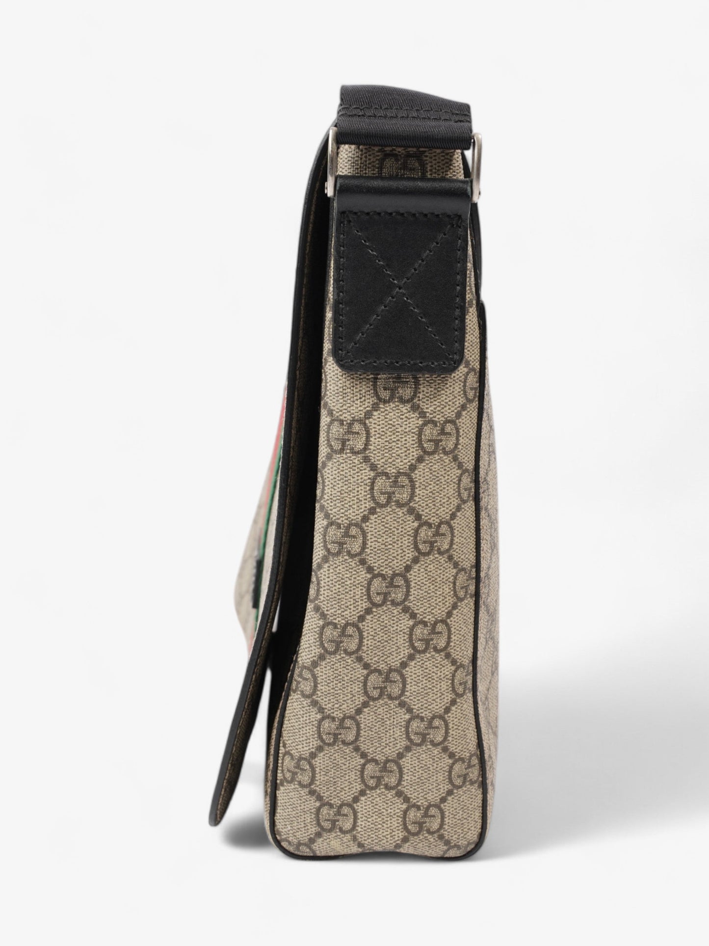 Gucci Web Messenger Supreme Canvas Red Travel Bag