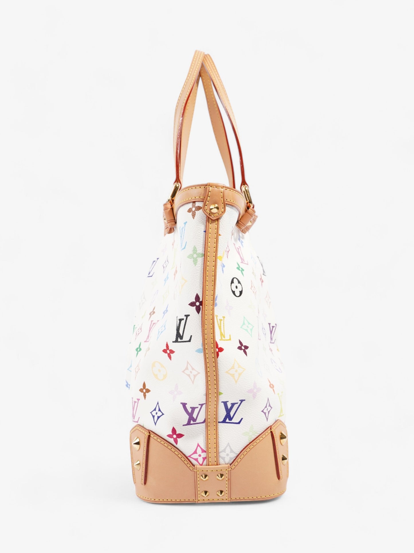 Louis Vuitton Sharleen Multicoloured Coated Monogram White GM Canvas Coated Canvas Apparel