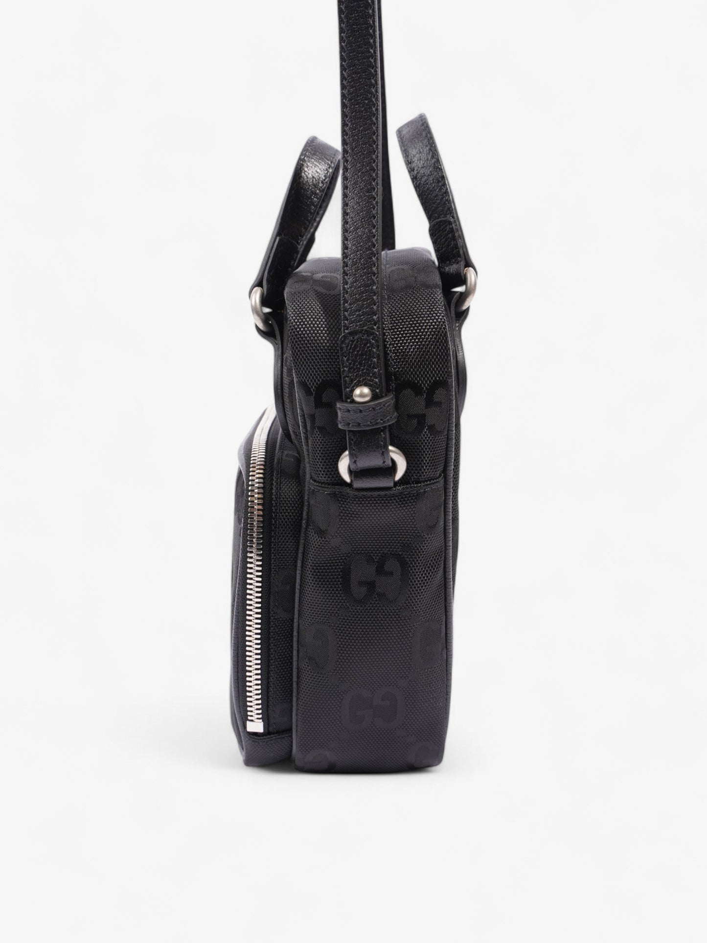 Gucci Off The Grid Messenger Bag Canvas Black Travel Bag