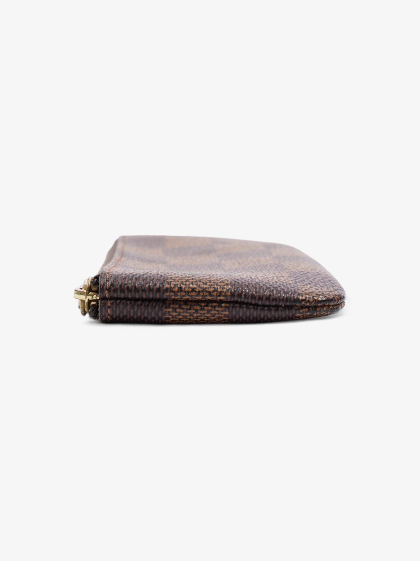 Louis Vuitton Ebene Coated Damier Canvas Coated Canvas Key Pouch Wallet Case