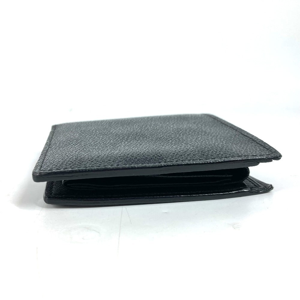 Louis Vuitton Folded N62664 Damier Grafitto Damier Canvas Black Wallet Case