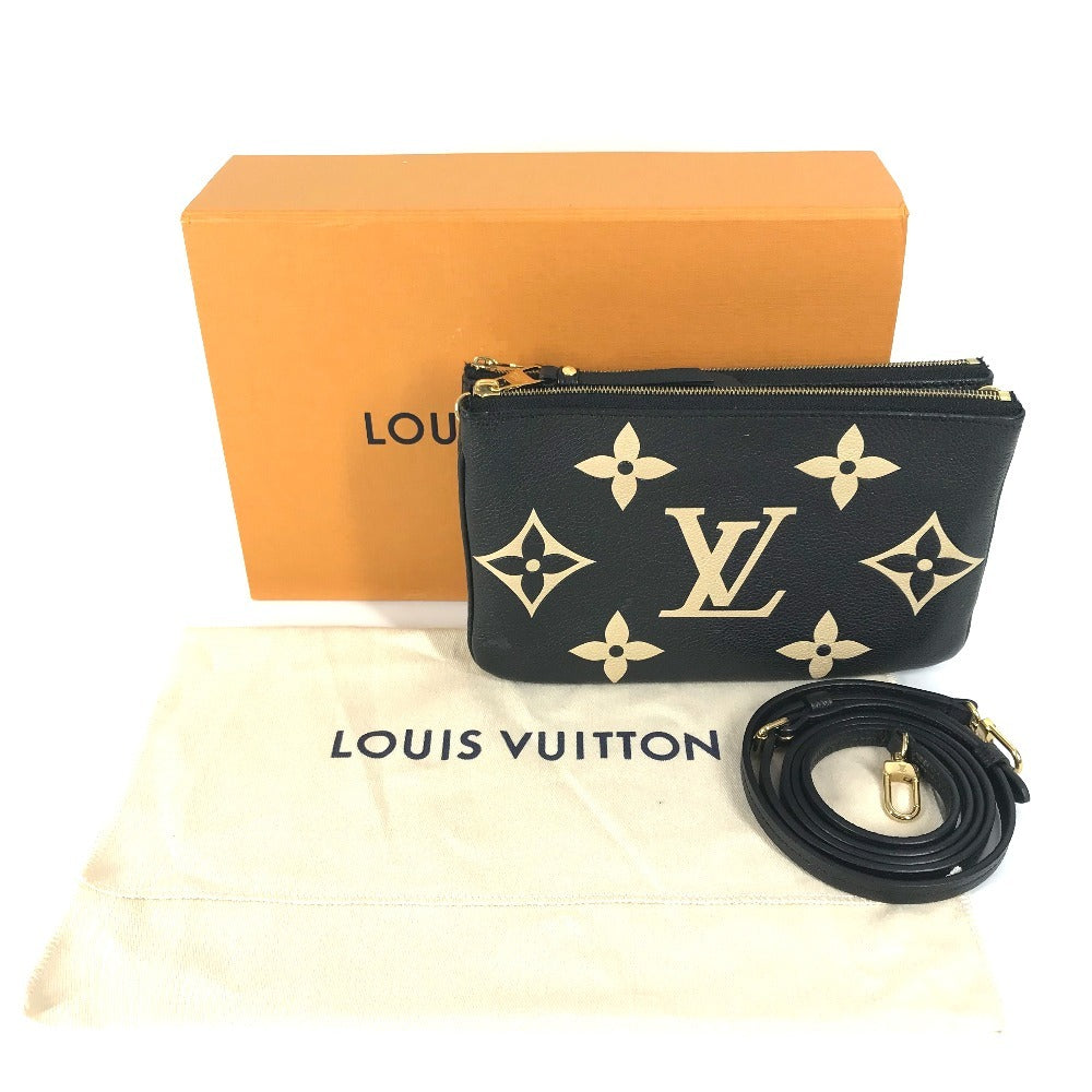Louis Vuitton M80787 Ann Platt Bicolor Empreinte Monogram Leather Black Shoulder Bag