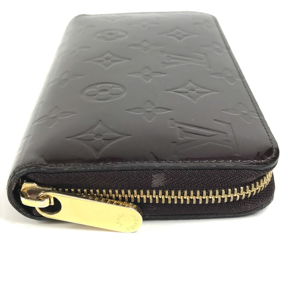 Louis Vuitton Long Purse M93522 Vernis purple Monogram Canvas Wallet Case
