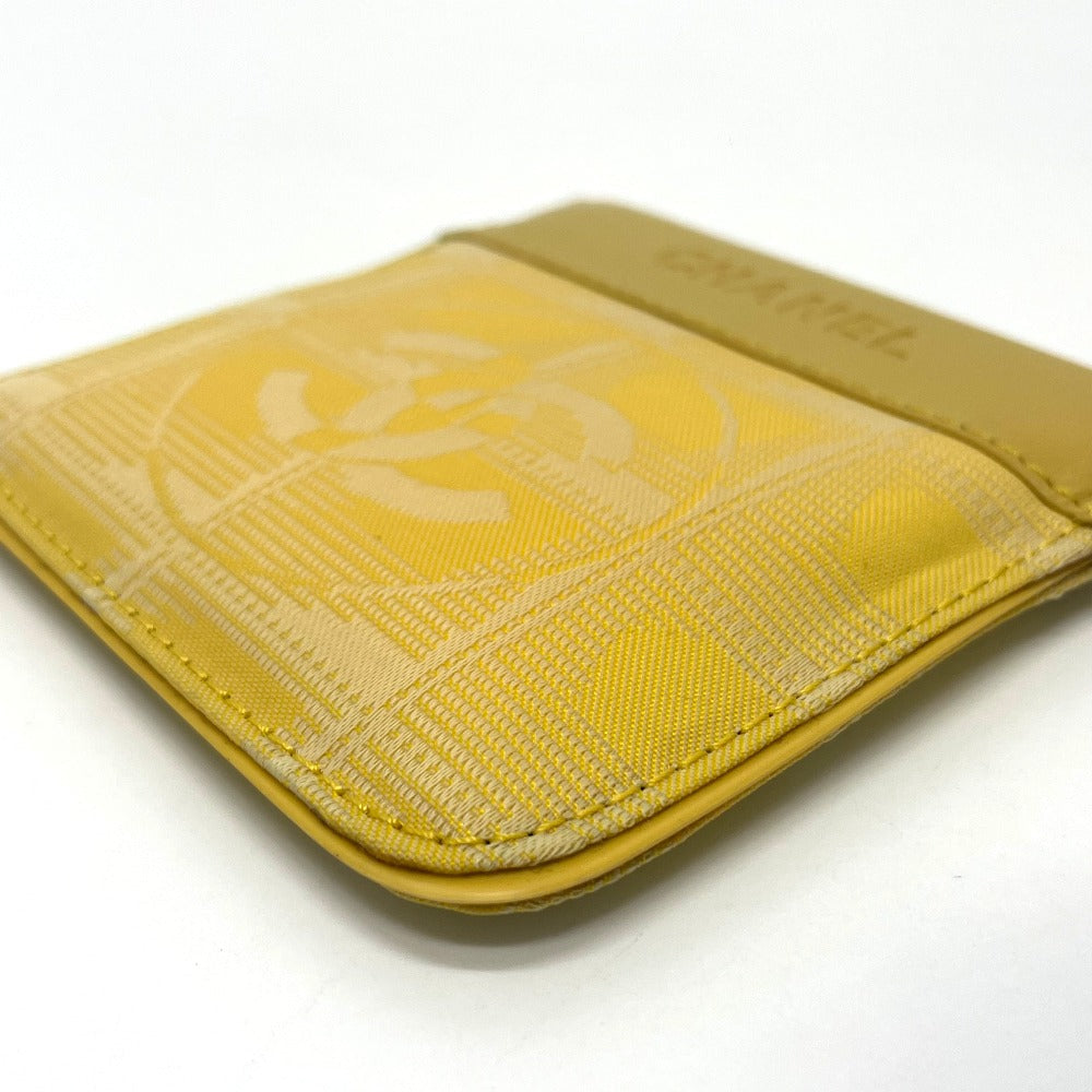 Chanel Coin PVC yellow CC COCO Mark Leather Travel Bag