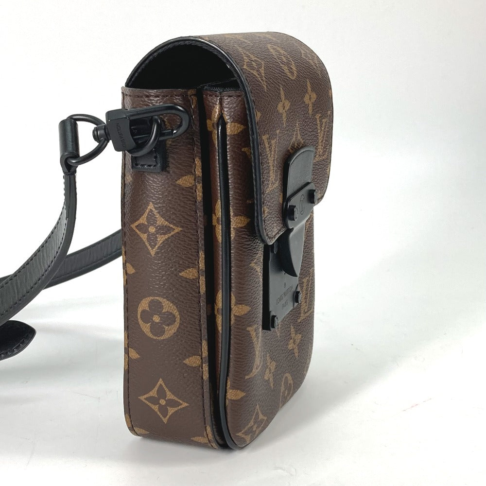 Louis Vuitton M81522 S Lock Vertical Wearable Monogram Canvas Brown Wallet Case