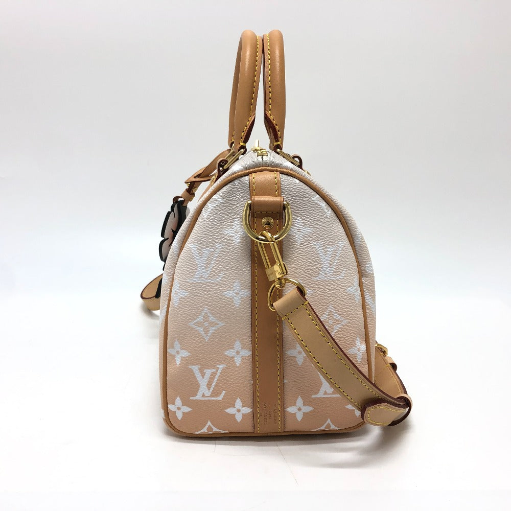 Louis Vuitton M45722 giant Gradient Speedy Monogram Canvas Pink Shoulder Bag