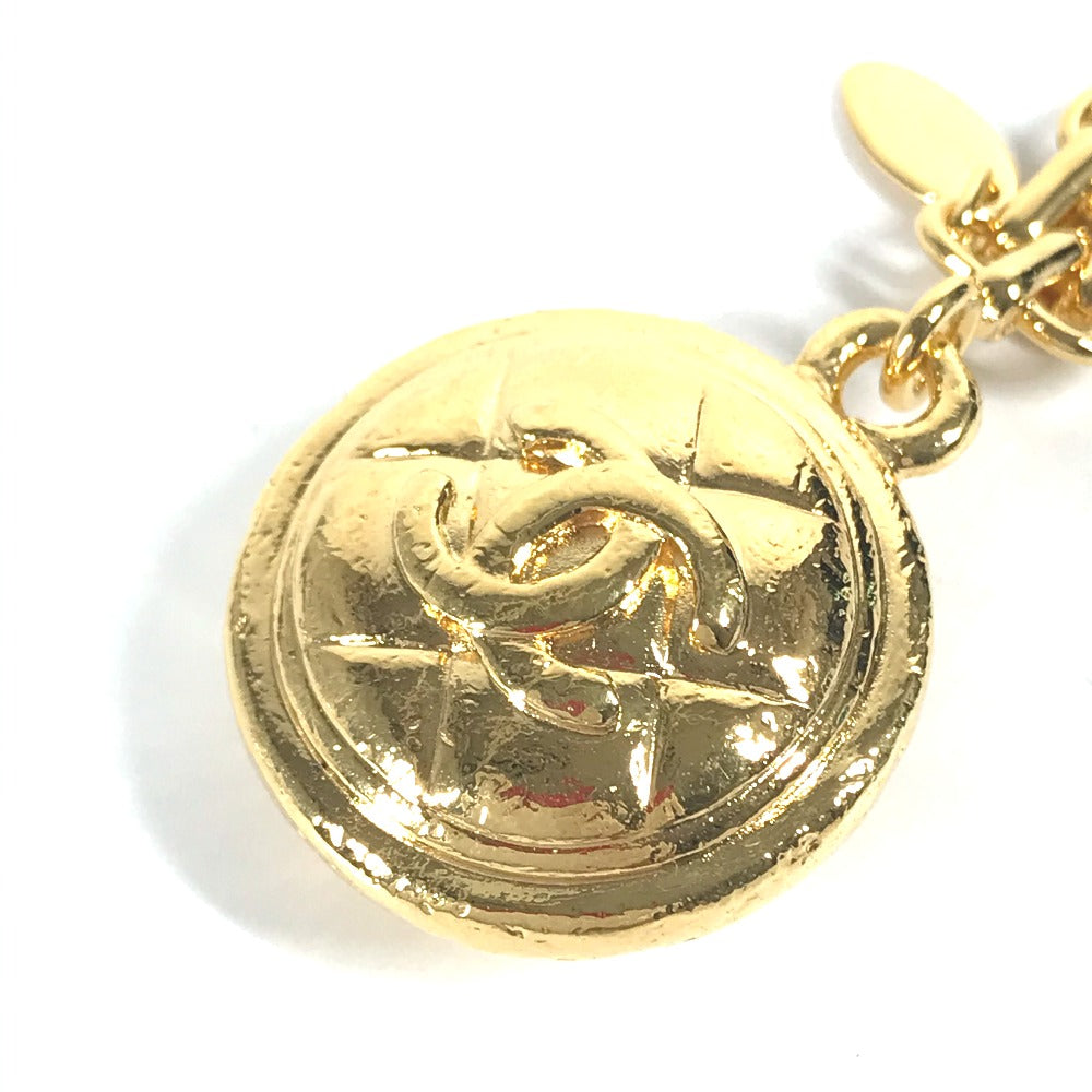 CHANEL key ring metal gold chain CC COCO Mark Women