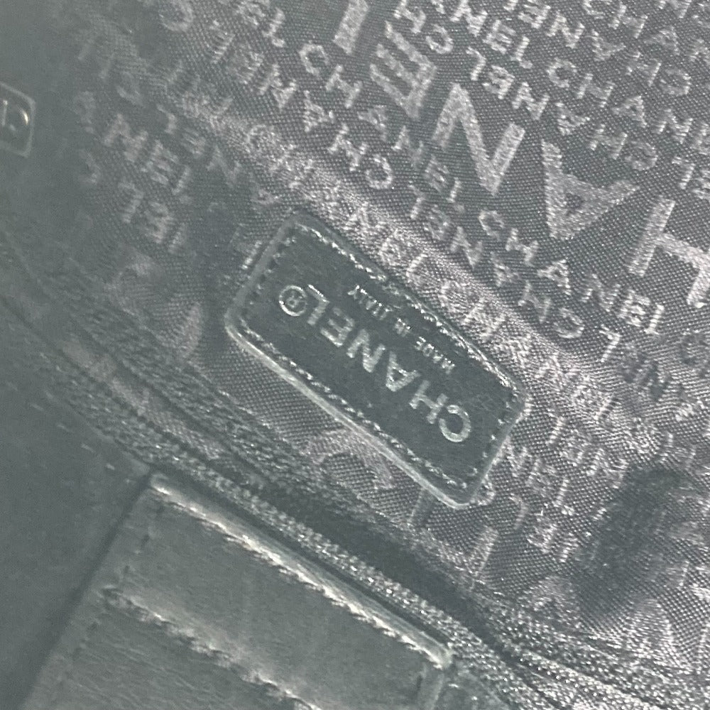 Chanel CC COCO Mark Coco Design Black Leather Crossbody Bag