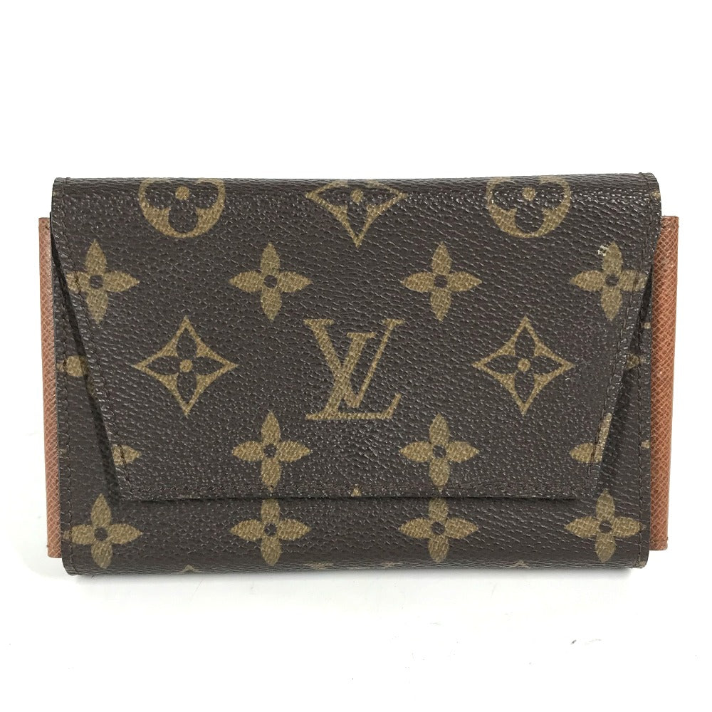 Louis Vuitton Pouch M58648 Playing Monogram Canvas Brown Wallet Case