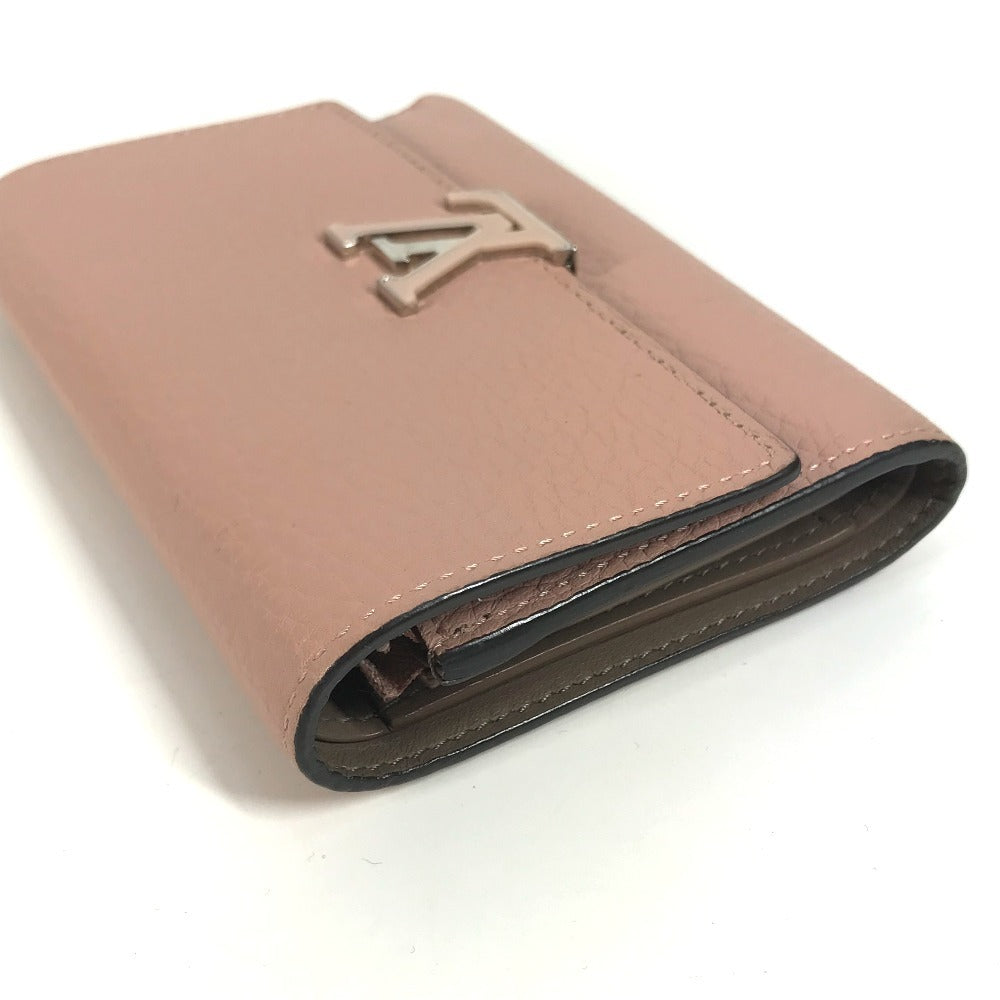 Louis Vuitton Trifold M62156 Taurillon Clemence Portefeuille Pink Wallet Case
