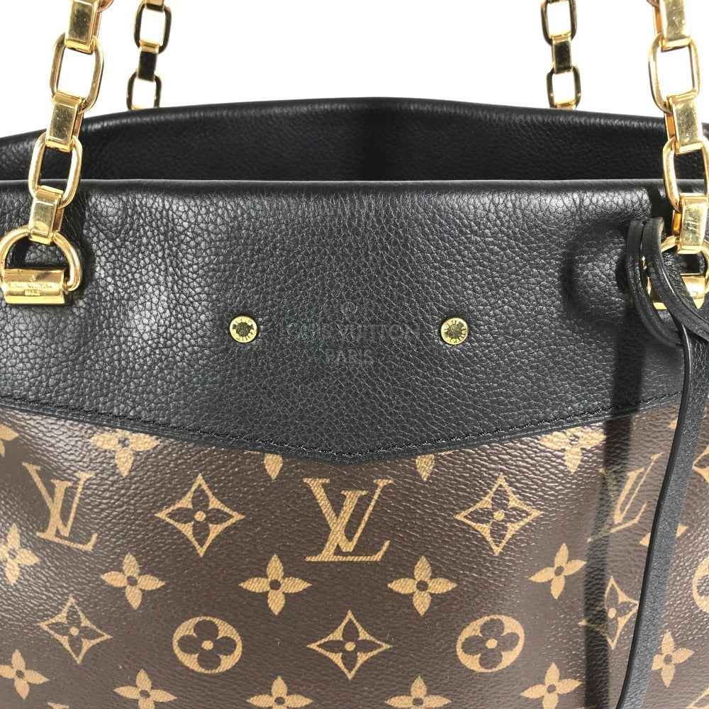 Louis Vuitton M51198 Parashopper Monogram Leather Canvas Brown Shoulder Bag