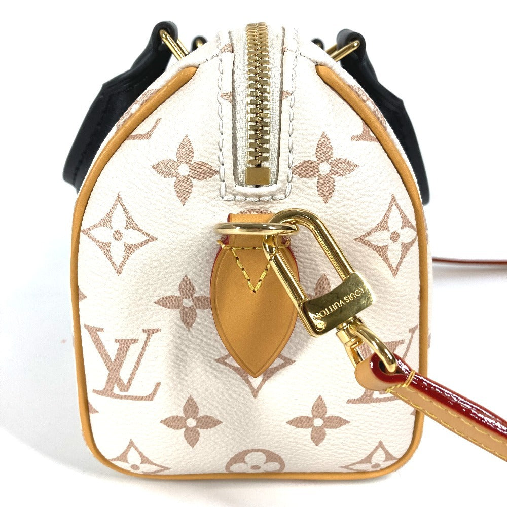 Louis Vuitton M46906 dune Speedy bandouliere 20 Monogram Canvas White Shoulder Bag