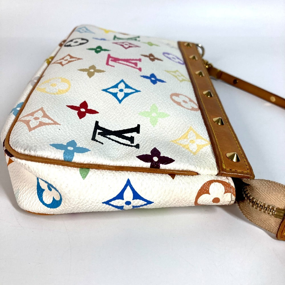 Louis Vuitton M92649 Pochette Accessoar Monogram Canvas White Multicolor Shoulder Bag