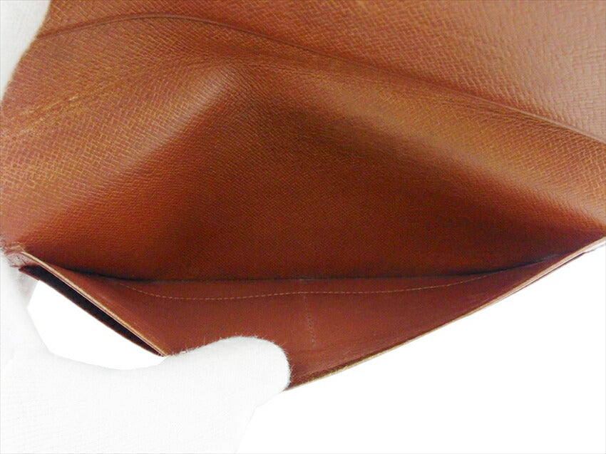 Louis Vuitton Bill Compartment M62223 Porto Sequier Brown Beige Handbag