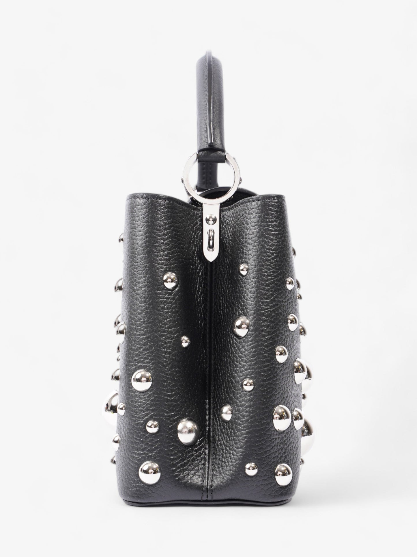 Louis Vuitton X Yayoi Kusama Narcissus Garden Leather Black Capucines Hat