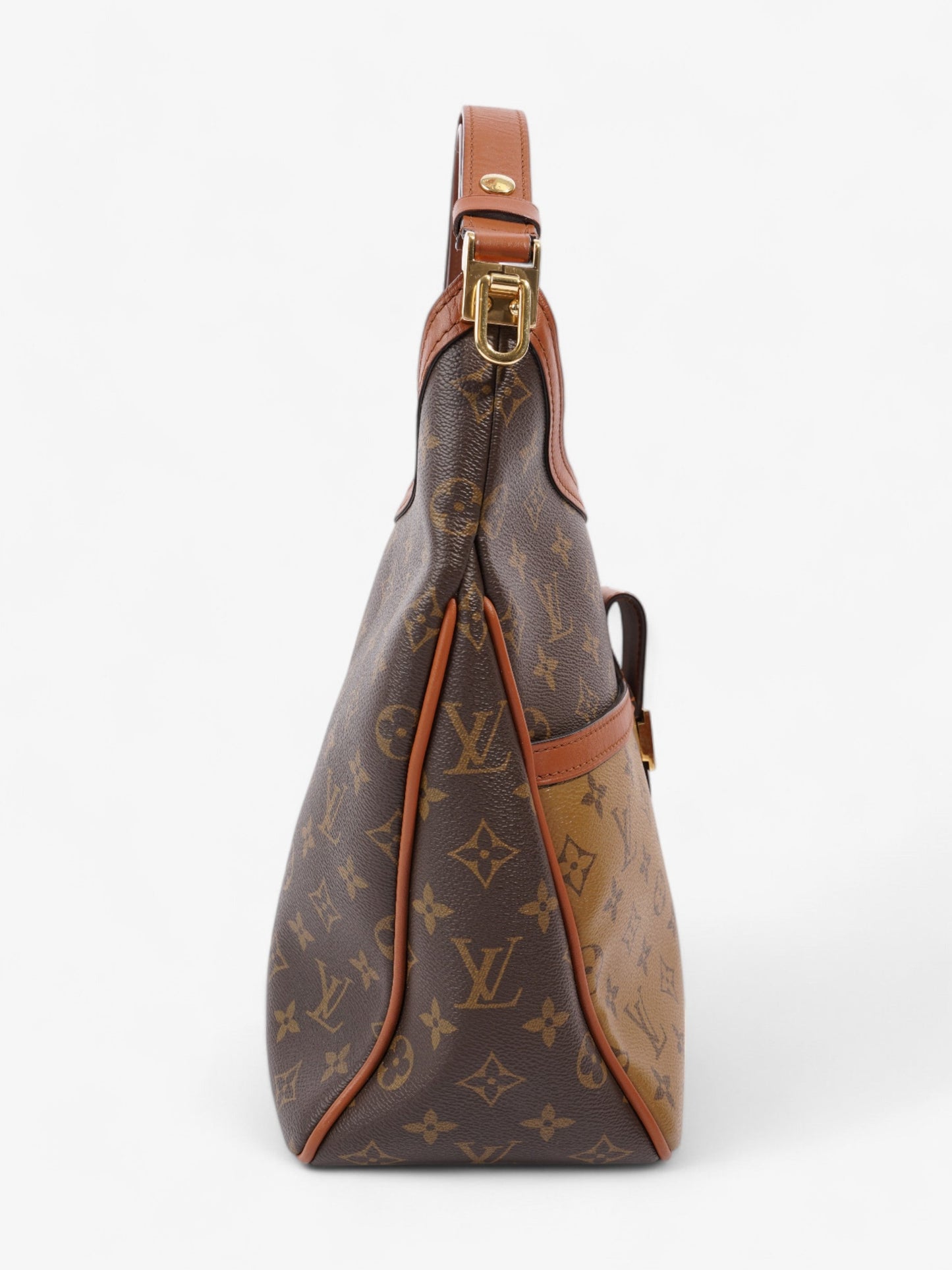 Louis Vuitton Dauphine Hobo Reverse Coated MM Monogram Canvas Coated Canvas Apparel