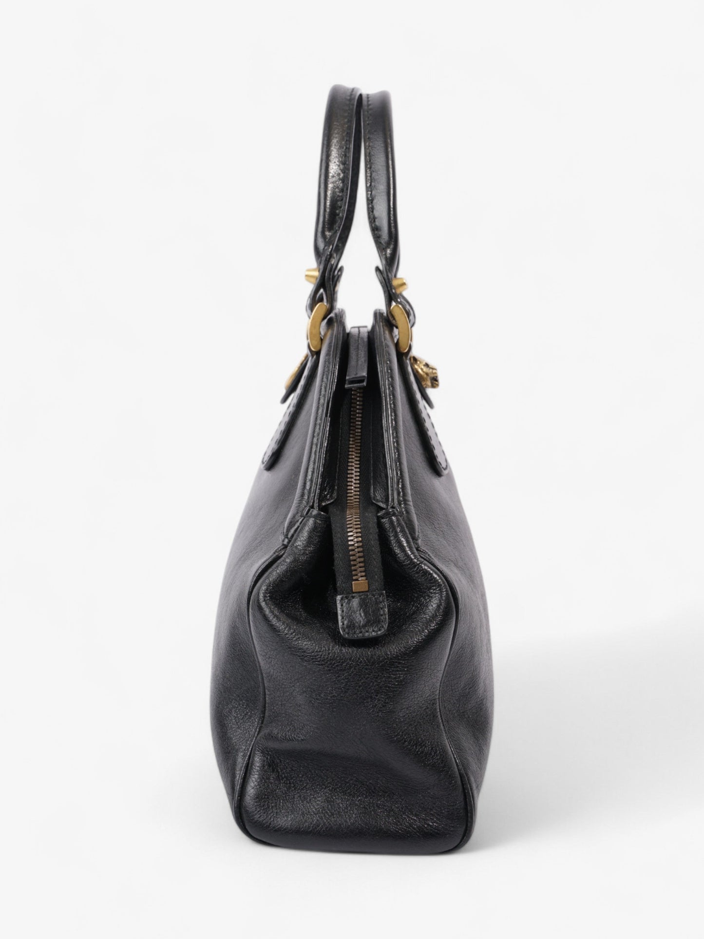 Gucci Rebelle Xl Shoulder Bag Leather Black