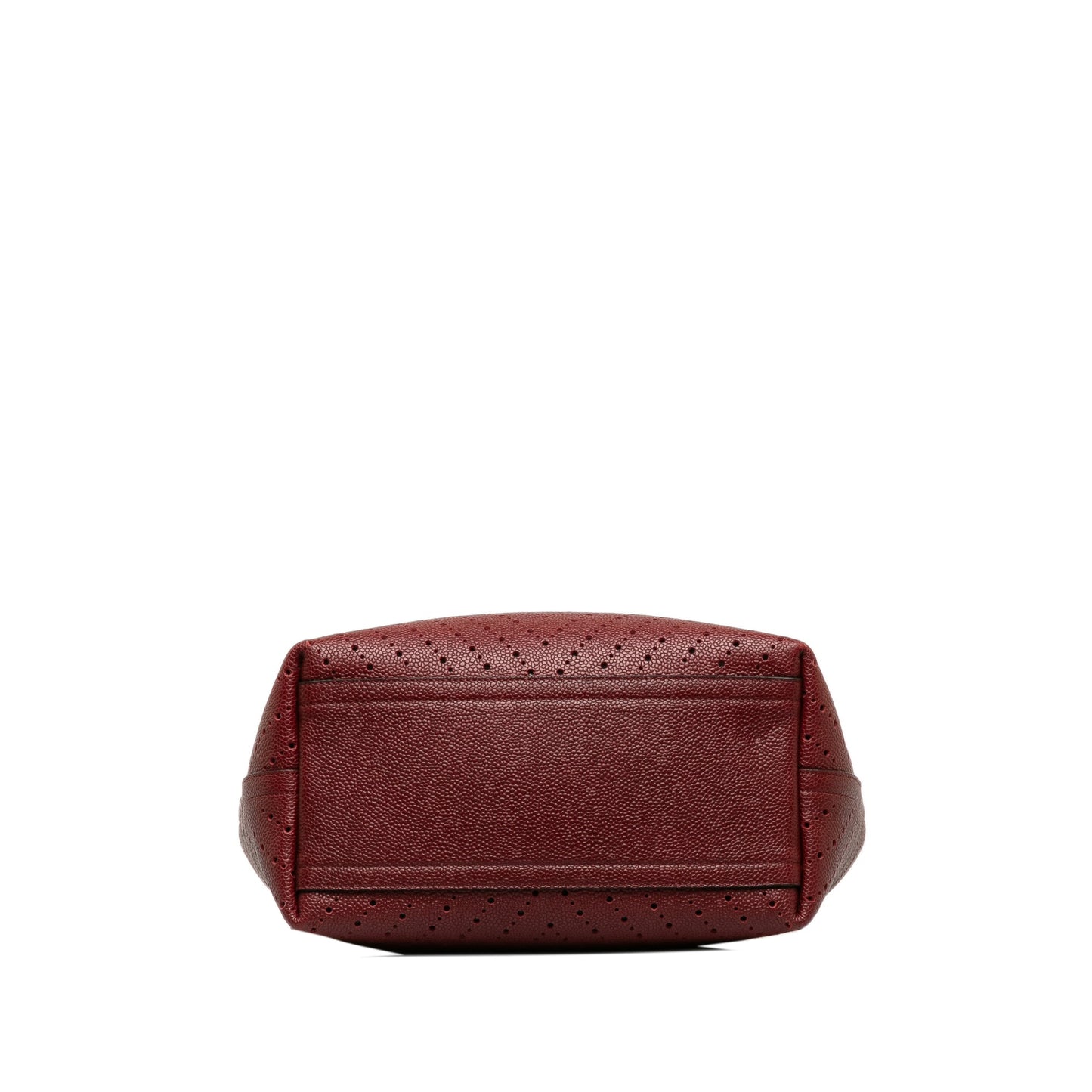 CHANEL Perforated Caviar Leather Tote Bag