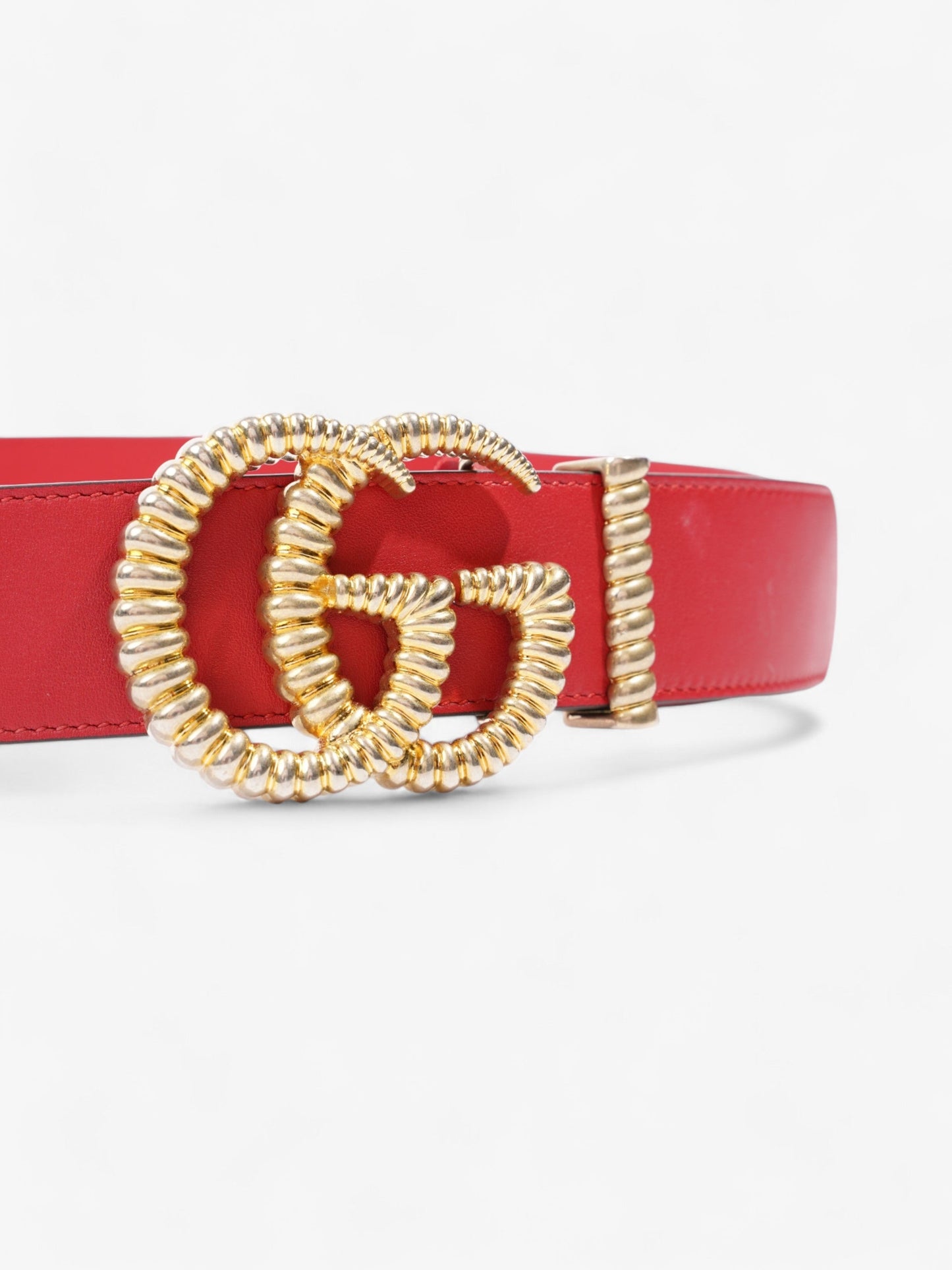 Gucci Torchon Marmont Belt Handbag Leather Red Accessory