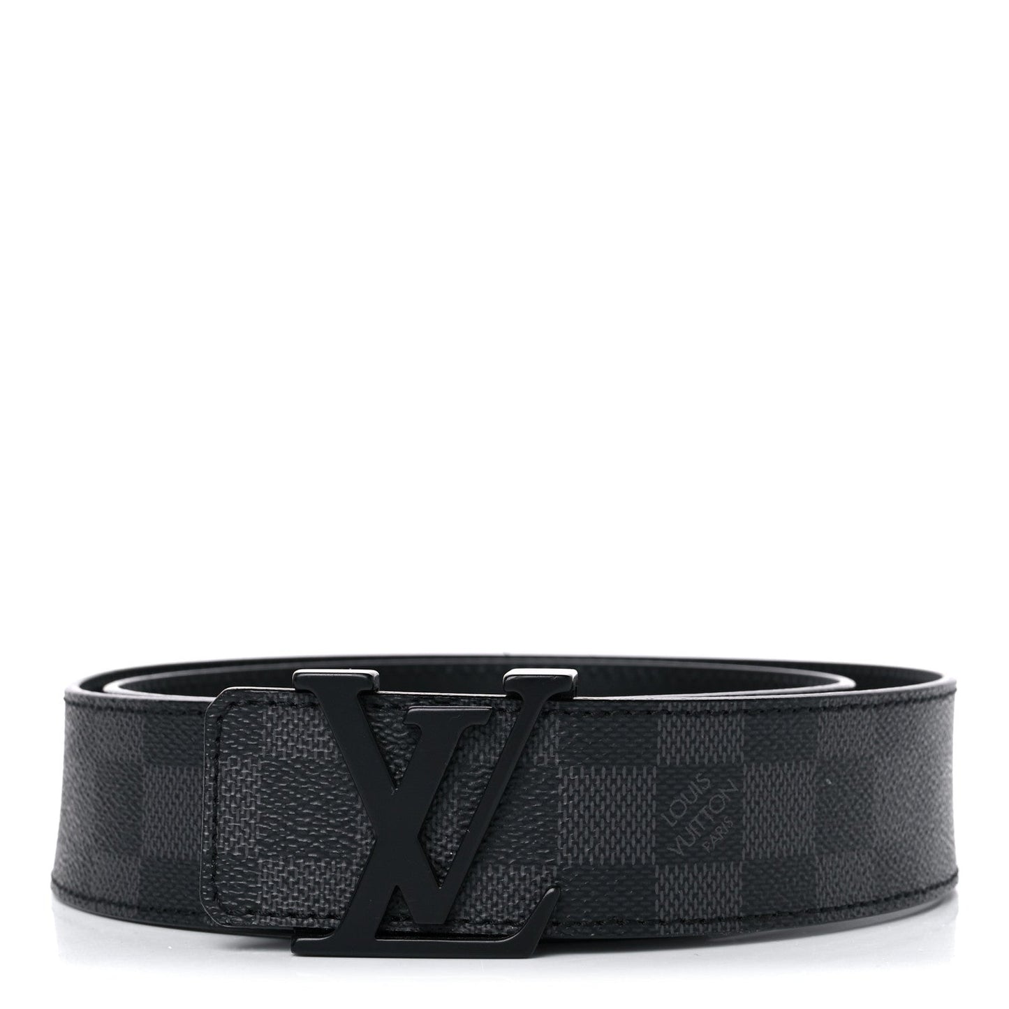 Louis Vuitton GRAPHITE INITIALS 40MM BELT Damier