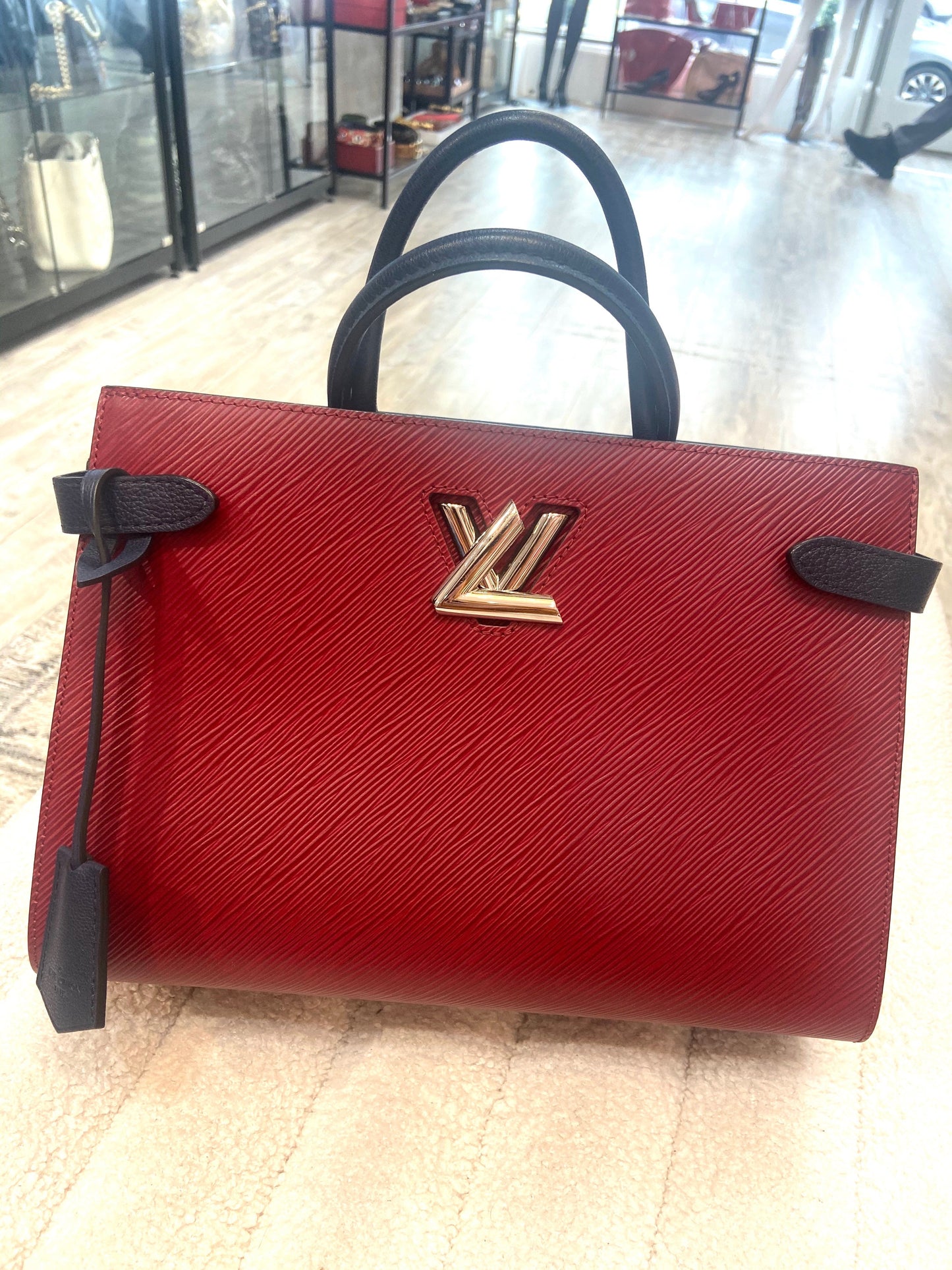 Louis Vuitton TWIST Epi Leather Tote Bag