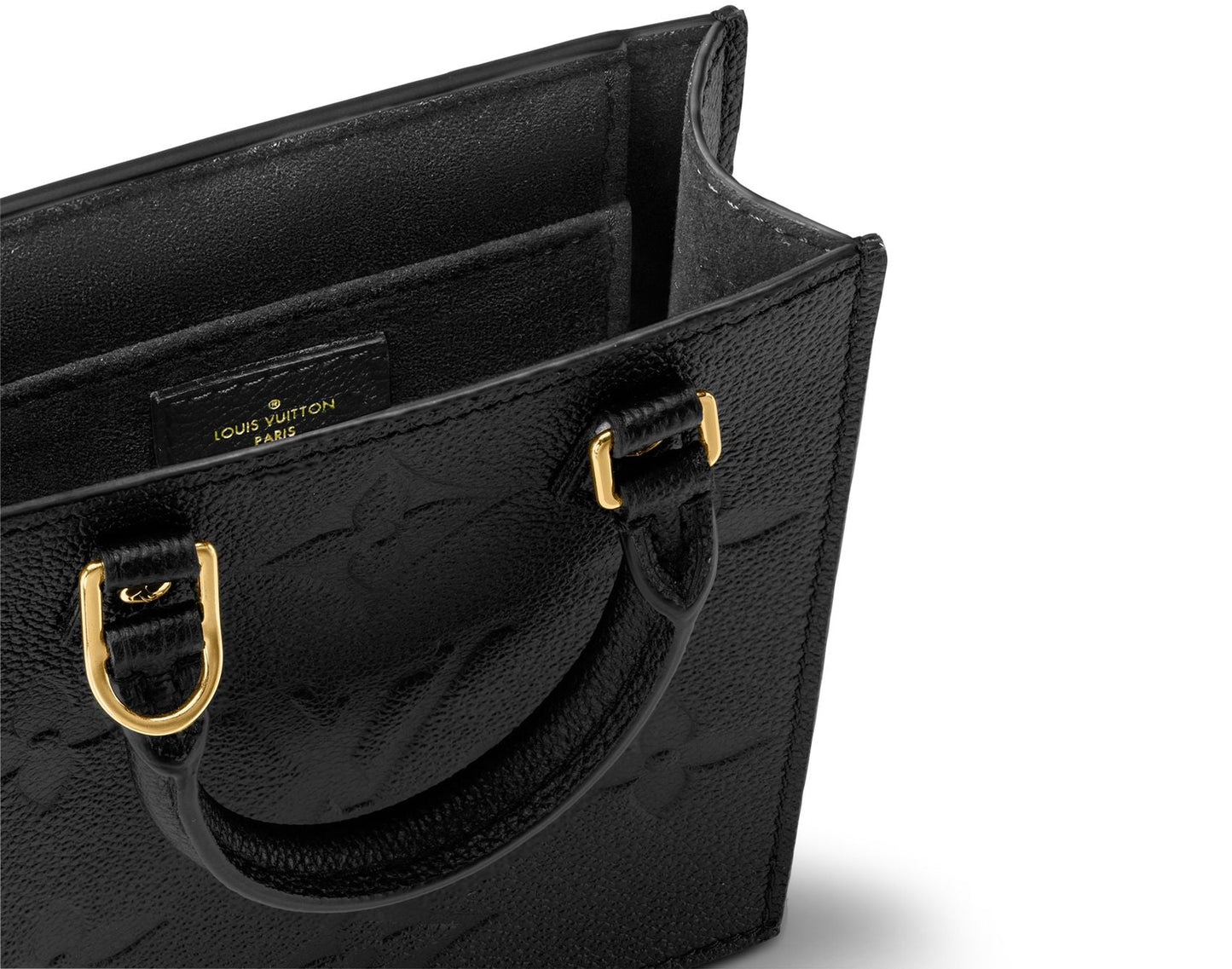 Louis Vuitton GIANT PETIT SAC PLAT Monogram Empreinte Leather Handbag