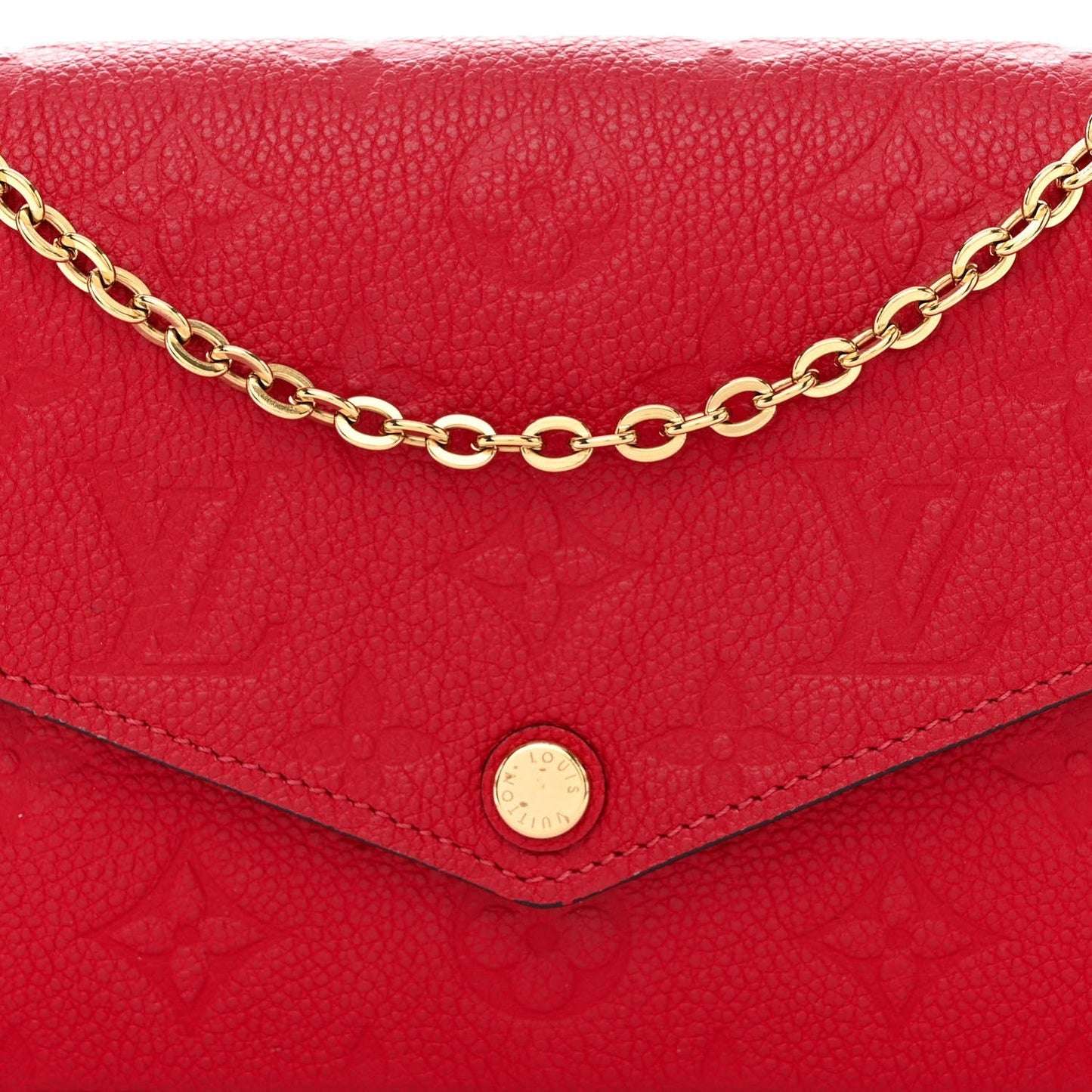 Louis Vuitton POCHETTE FELICIE Empreinte Leather Crossbody Bag