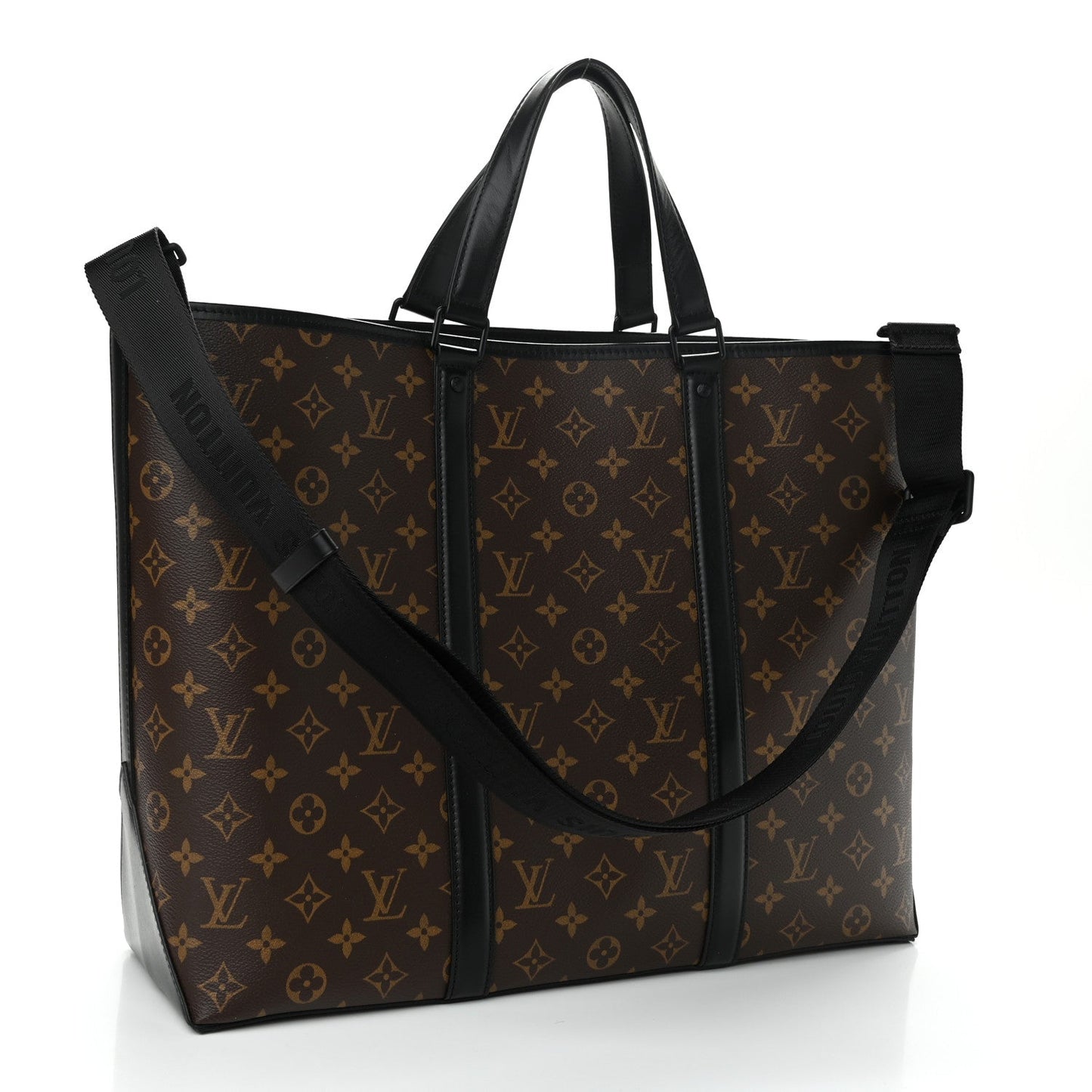 Louis Vuitton MACASSAR WEEKEND GM Monogram Tote Bag
