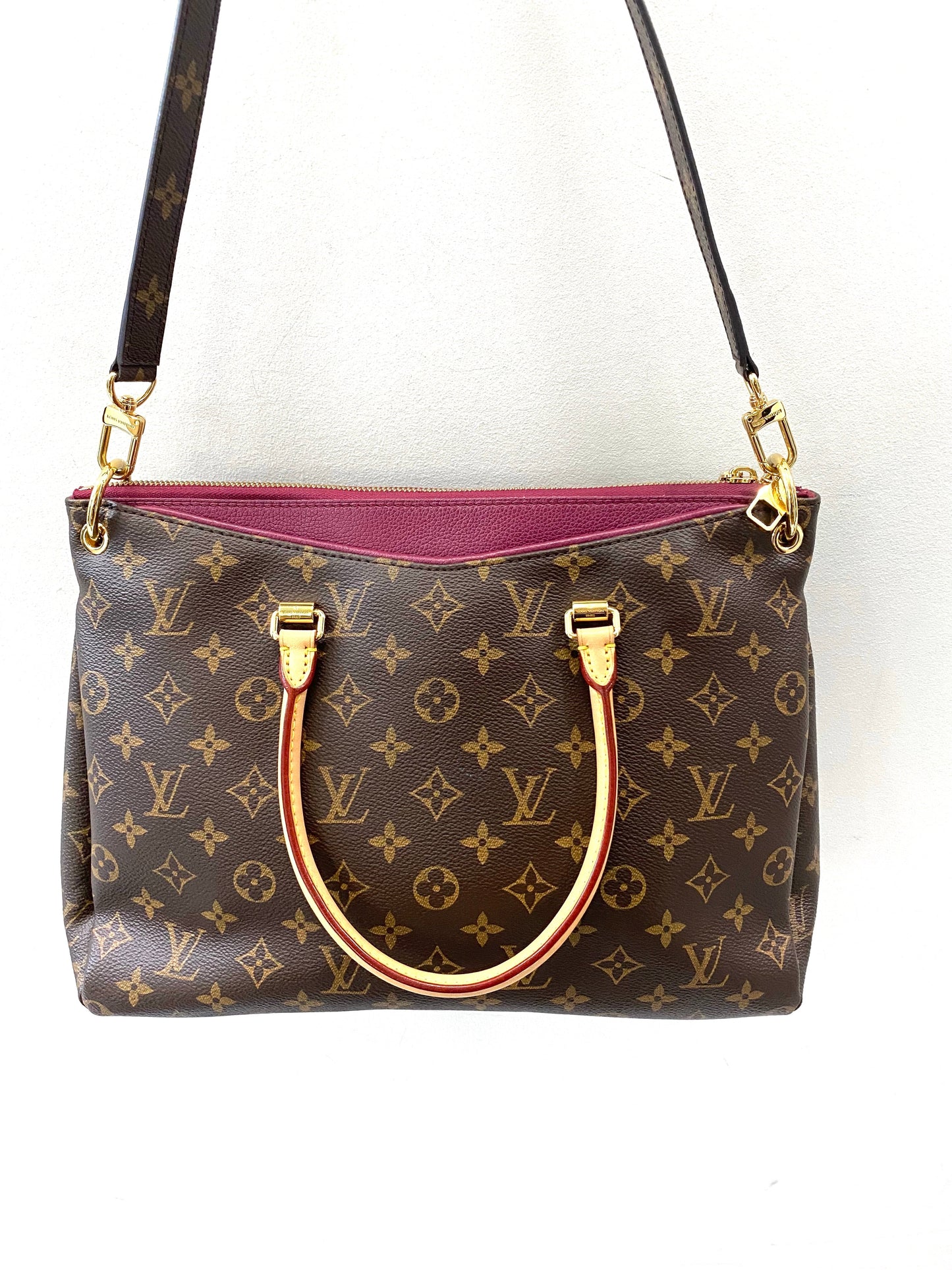 Louis Vuitton PALLAS DAHLIA Monogram Shoulder Bag