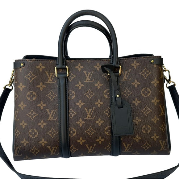 Louis Vuitton SOUFFLOT MM Monogram Tote Bag
