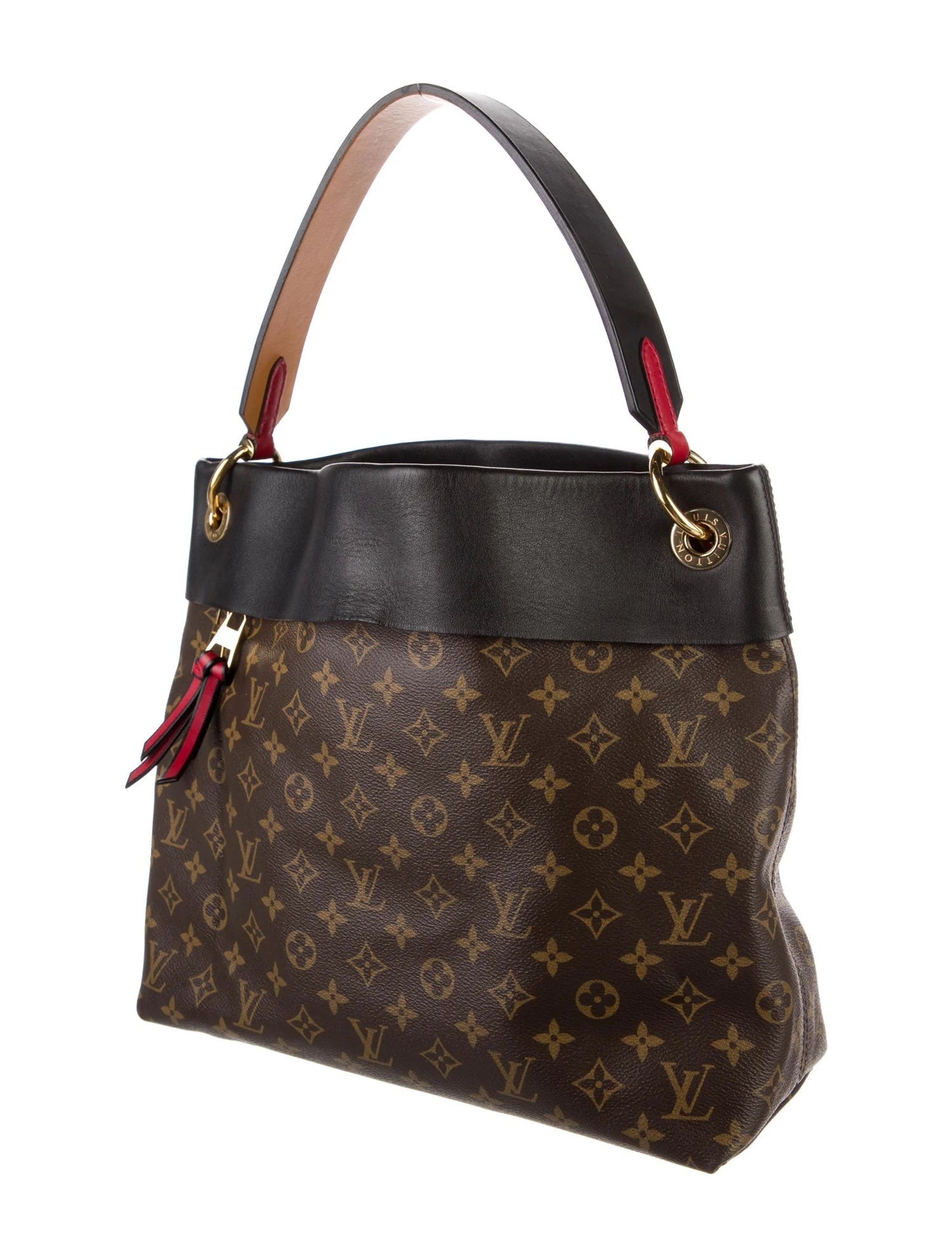 Louis Vuitton HOBO Monogram Black Shoulder Bag