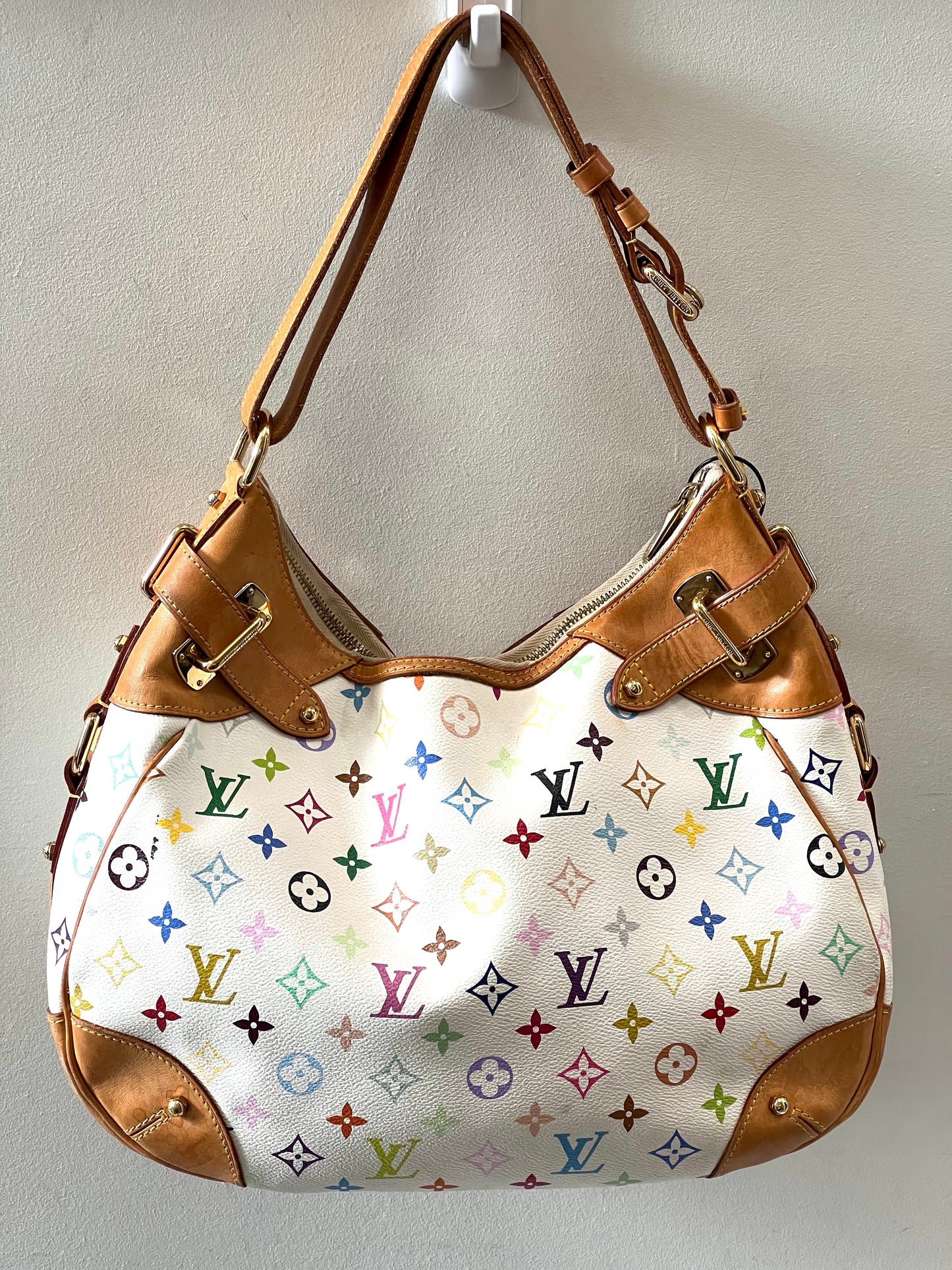 Louis Vuitton GRETA SATCHEL Monogram Multicolor Satchel Bag