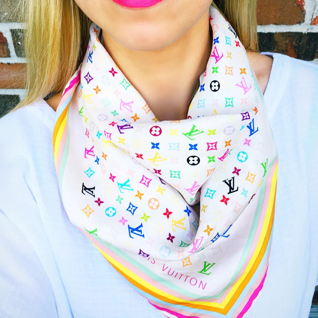 Louis Vuitton SILK SCARF Monogram Multicolor