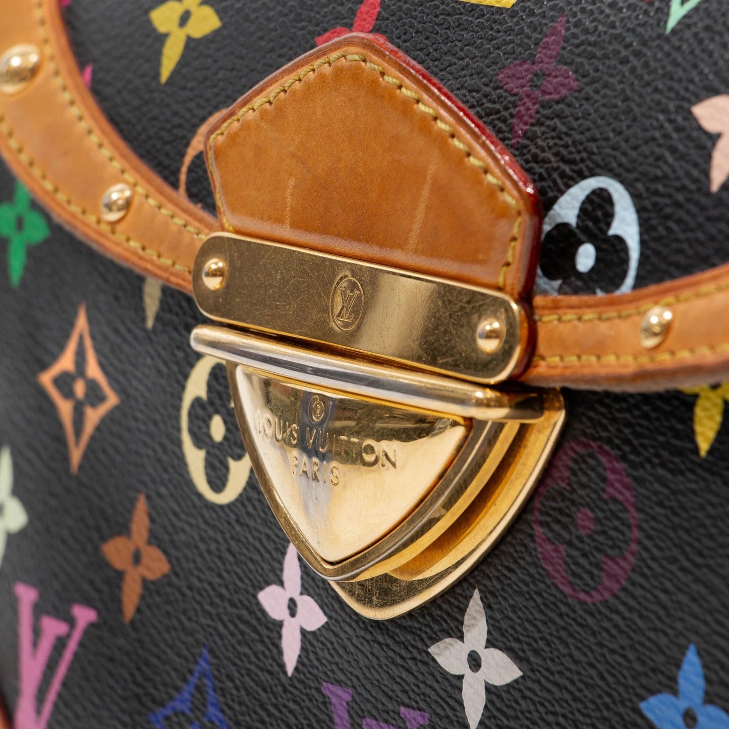 Louis Vuitton X TAKASHI MURAKAMI BEVERLY MM Monogram Satchel Bag Satchel 1
