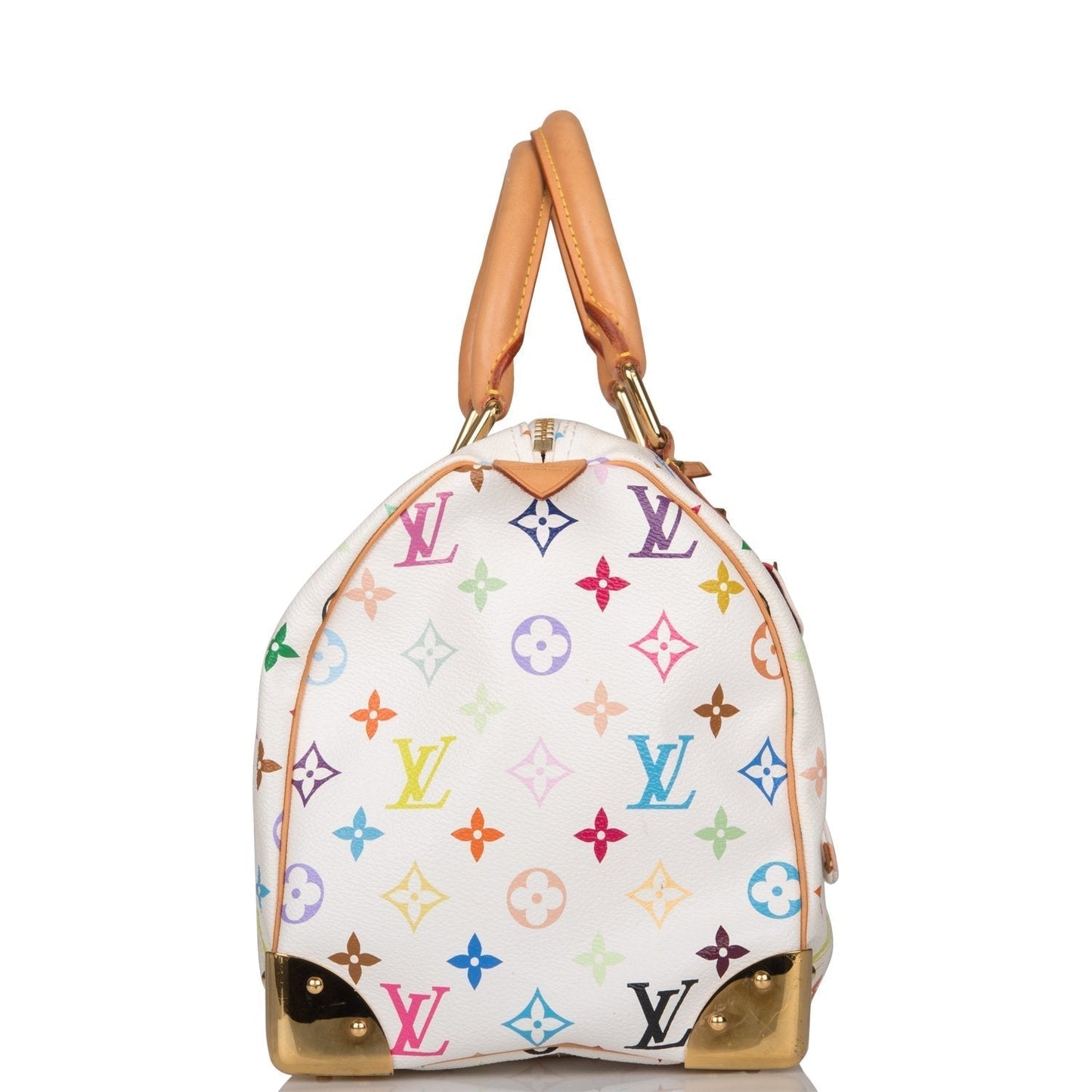 Louis Vuitton Monogram Multicolor White Speedy 30 ( - Excellent)