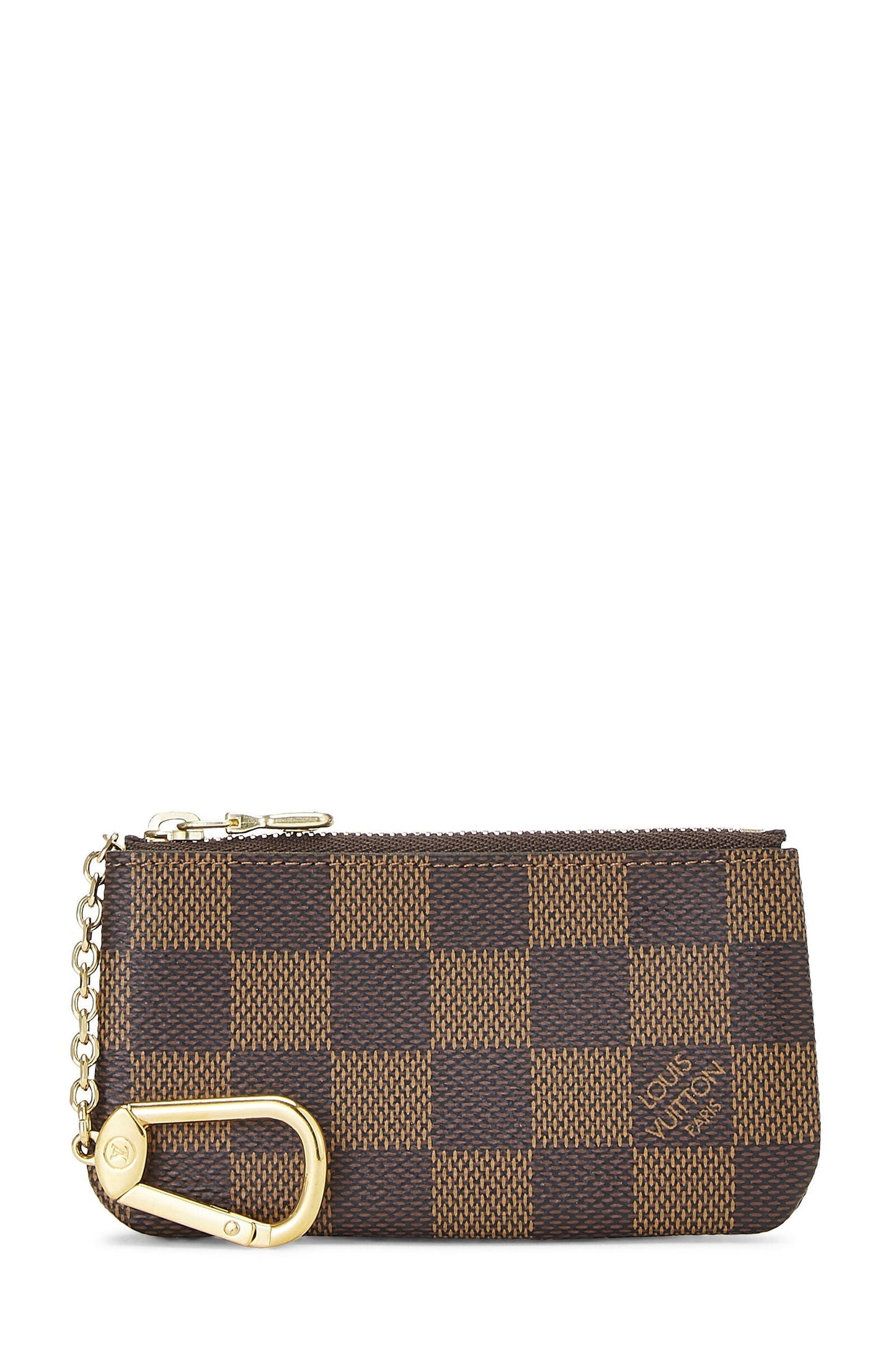 Louis Vuitton POCHETTE CLES EBENE Damier Wallet Case