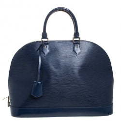 Louis Vuitton INDIGO ALMA GM Epi Leather Handbag
