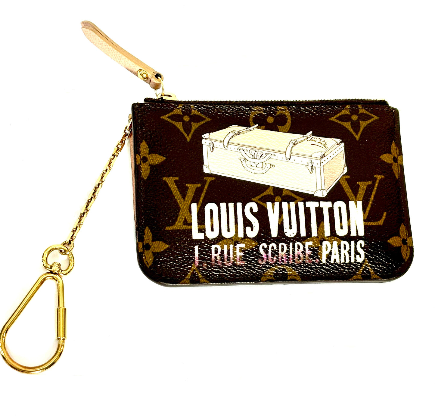 Louis Vuitton LIMITED EDITION AFFICHE KEY PURSE Monogram Handbag