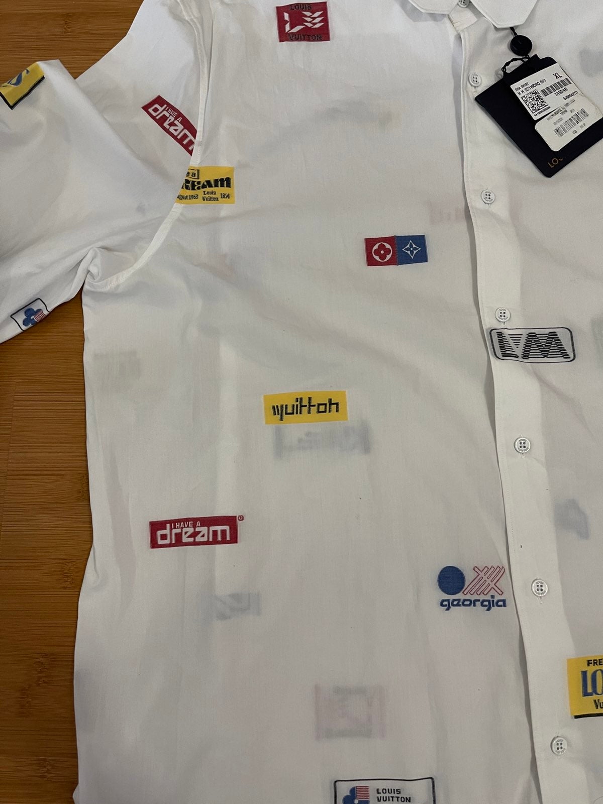 Louis Vuitton 's DNA Button Down Shirt Apparel