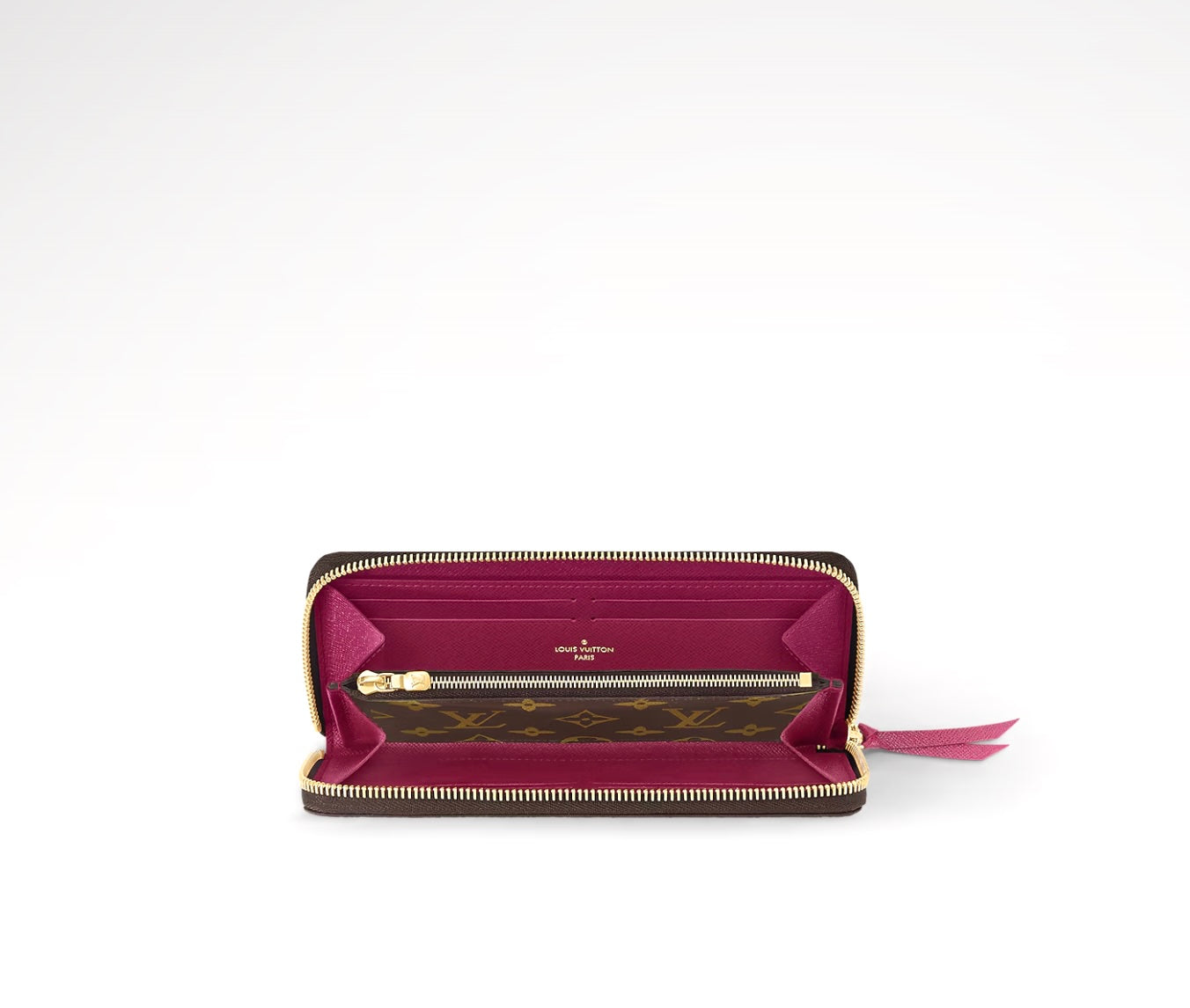 Louis Vuitton CLEMENCE LONG Monogram Wallet Case