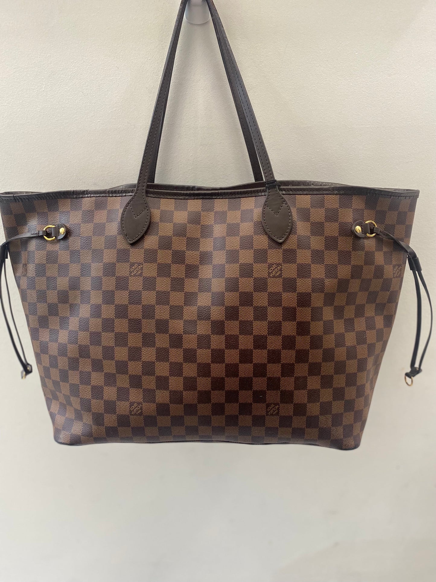 Louis Vuitton EBENE GM Damier Neverfull Tote Bag