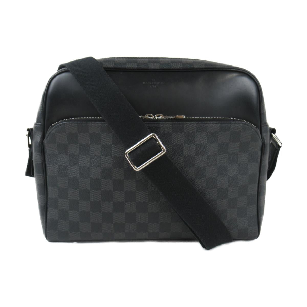 Louis Vuitton Dayton Reporter Graphite MM Damier Handbag