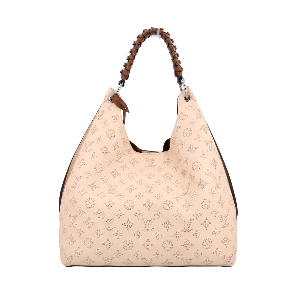 Louis Vuitton MAHINA CARMEL HOBO Shoulder Bag