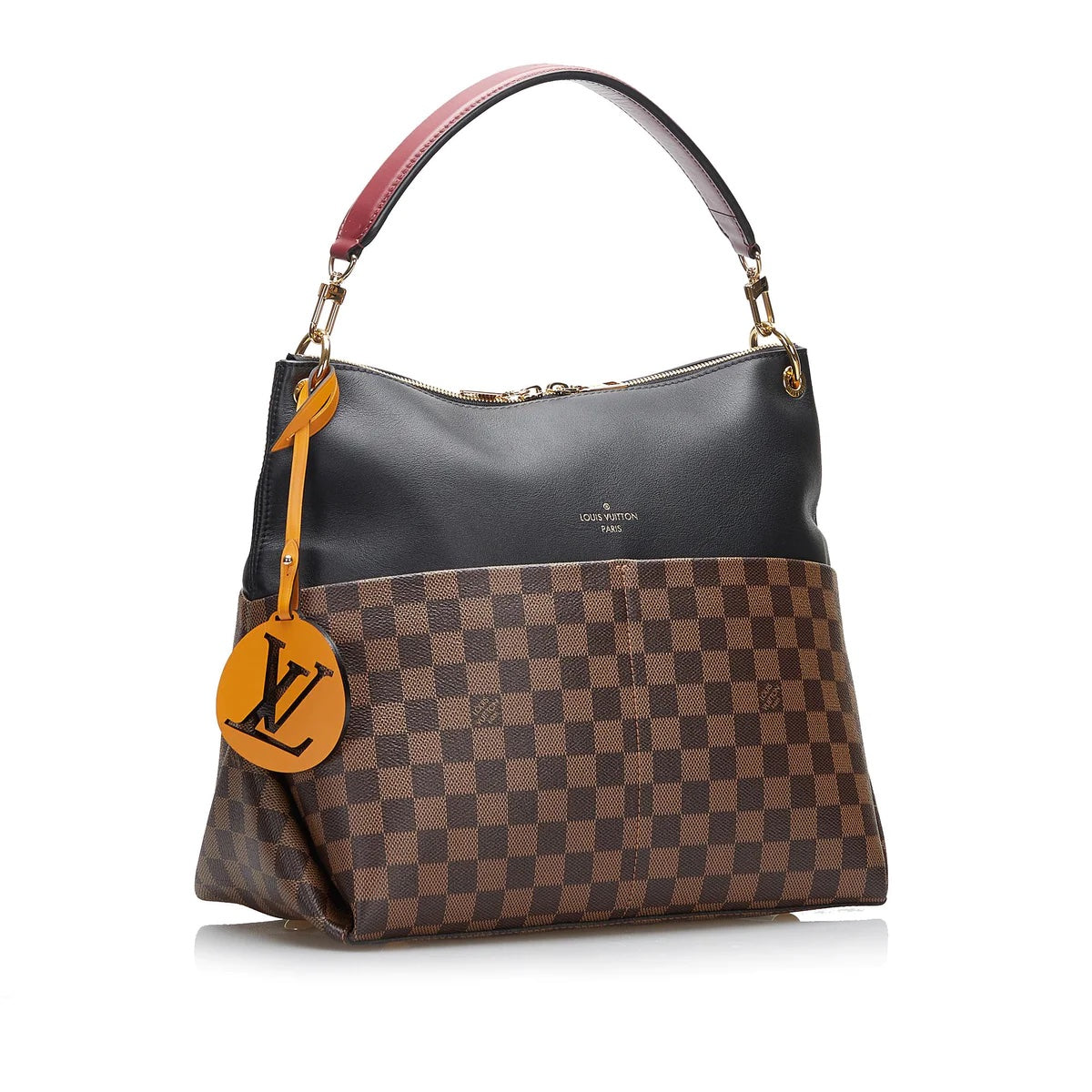 Louis Vuitton EBENE MAIDA HOBO Damier Noir Shoulder Bag