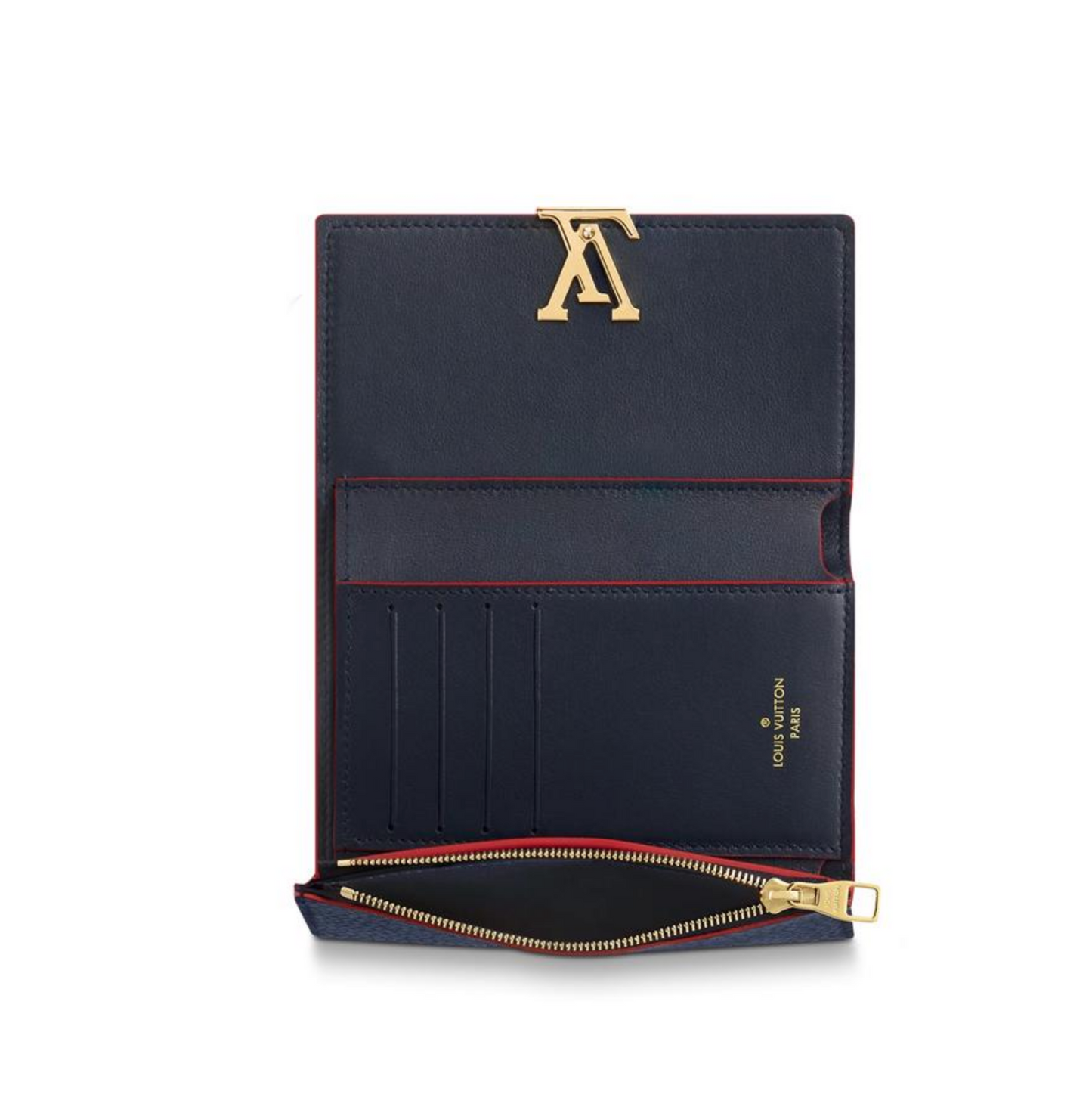 Louis Vuitton Marine Rouge Capucines Calfskin Wallet Case