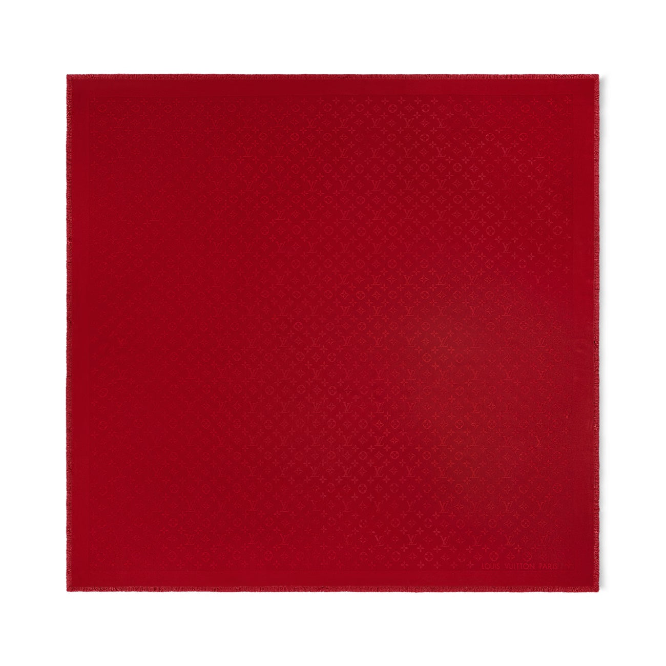 Louis Vuitton CLASSIC SILK WOOL SHAWL Monogram Scarf